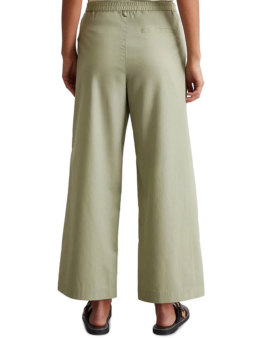 Marc O'Polo - WOVEN PANTS - vida byxor - smooth sage - 2