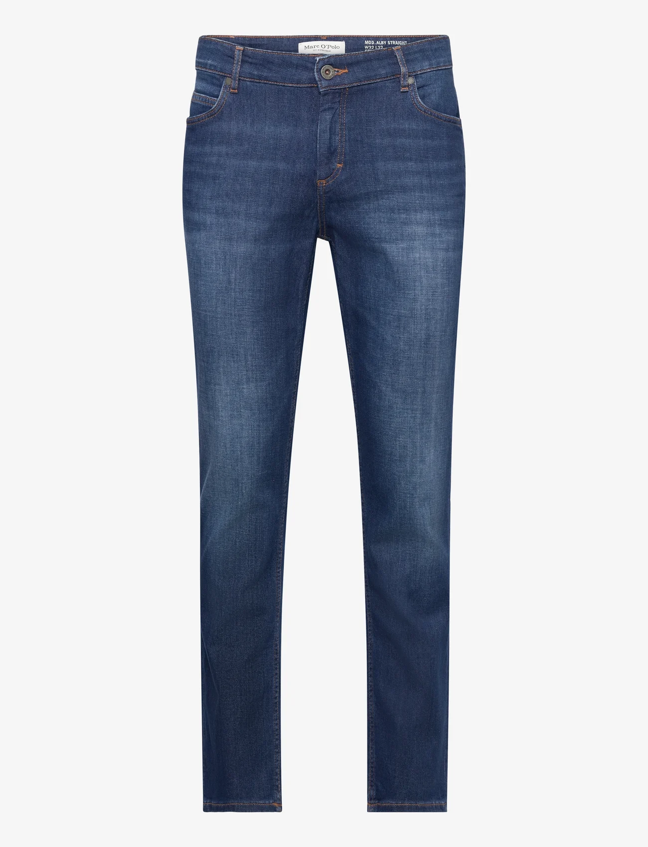 Marc O'Polo - DENIM TROUSERS - straight jeans - cashmere dark blue wash - 0