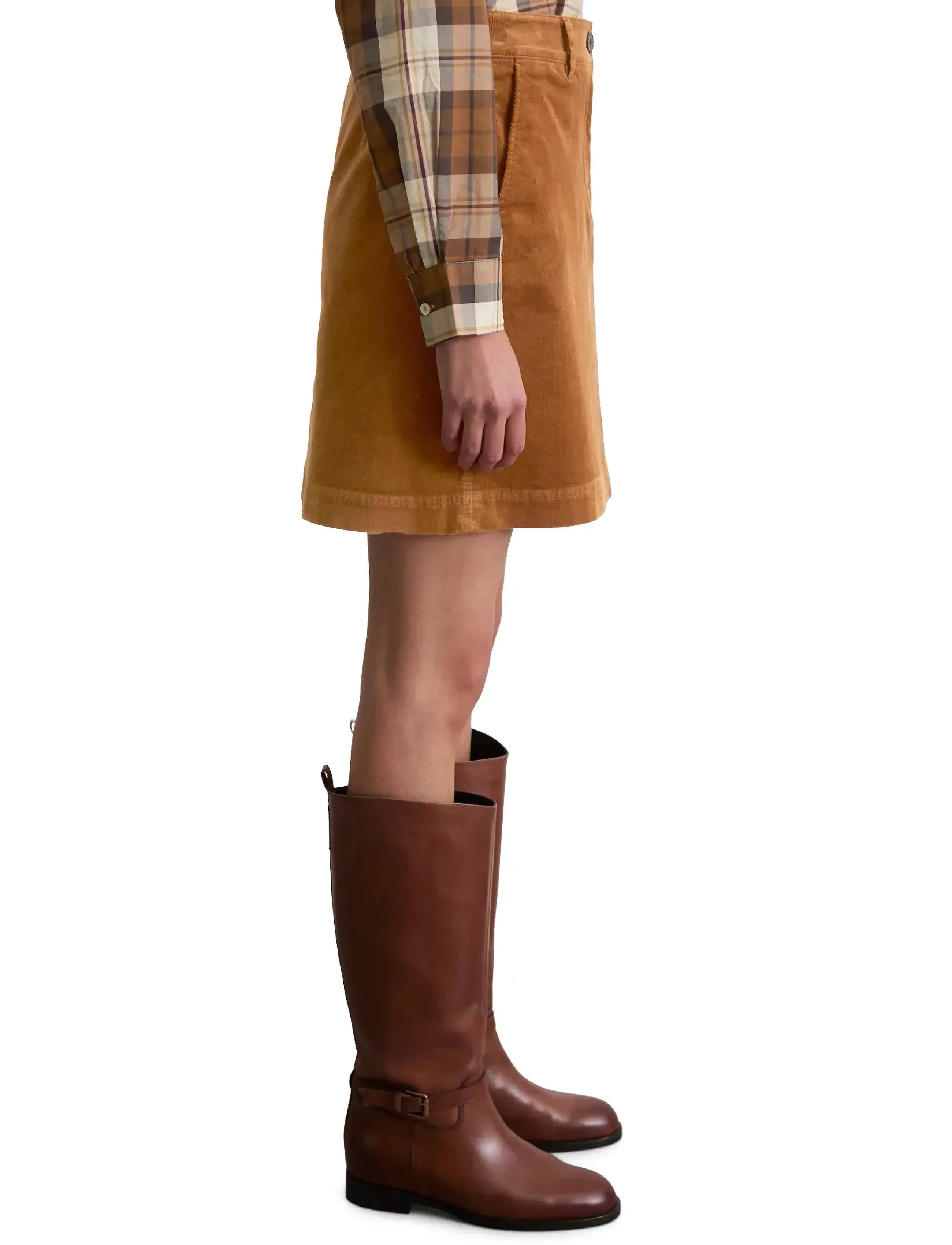 Marc O'Polo - WOVEN SKIRTS - kurze röcke - warm brown - 4