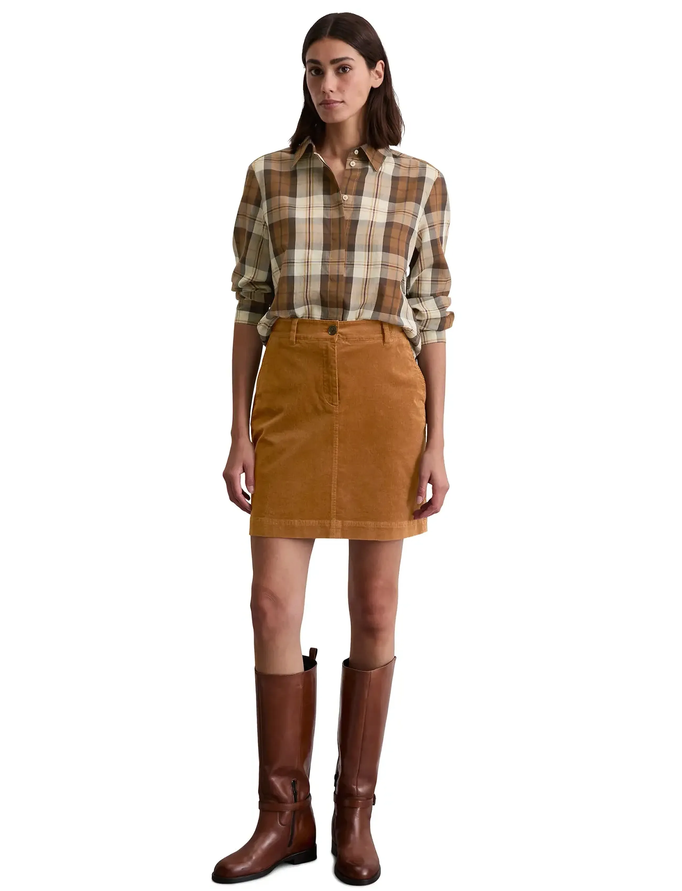Marc O'Polo - WOVEN SKIRTS - kurze röcke - warm brown - 5