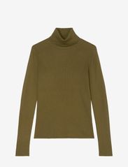 Marc O'Polo - PULLOVER LONG SLEEVE - turtleneck - forest floor - 0