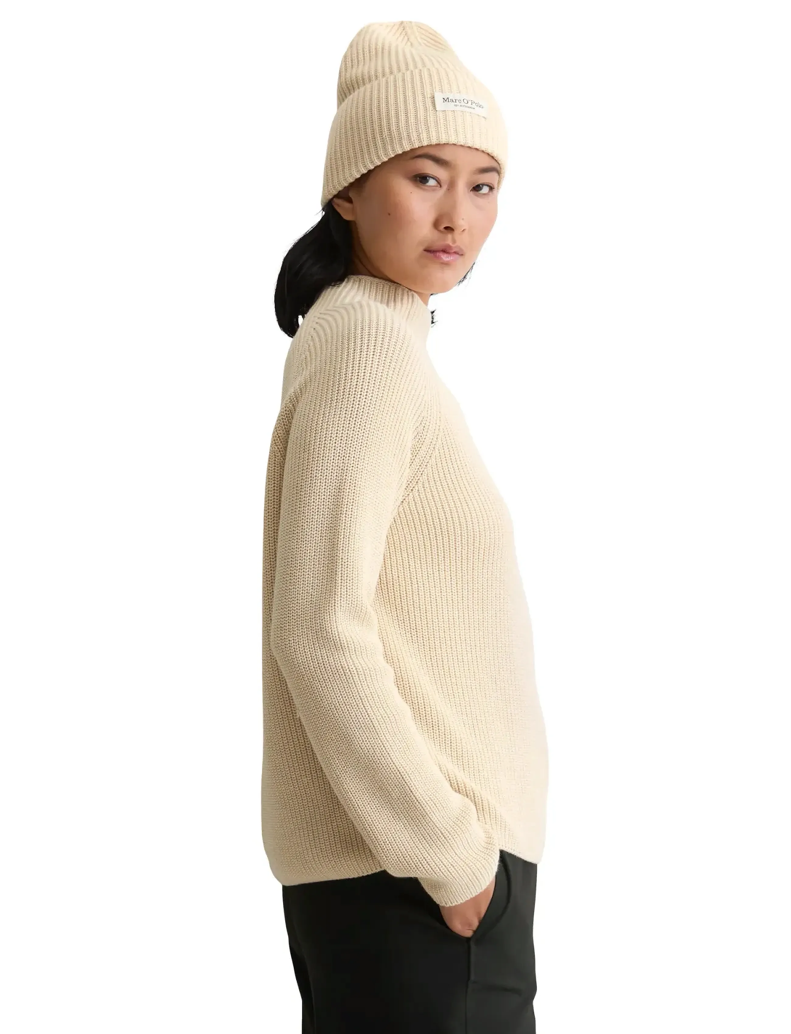 Marc O'Polo - PULLOVER LONG SLEEVE - pullover - chalky sand - 4