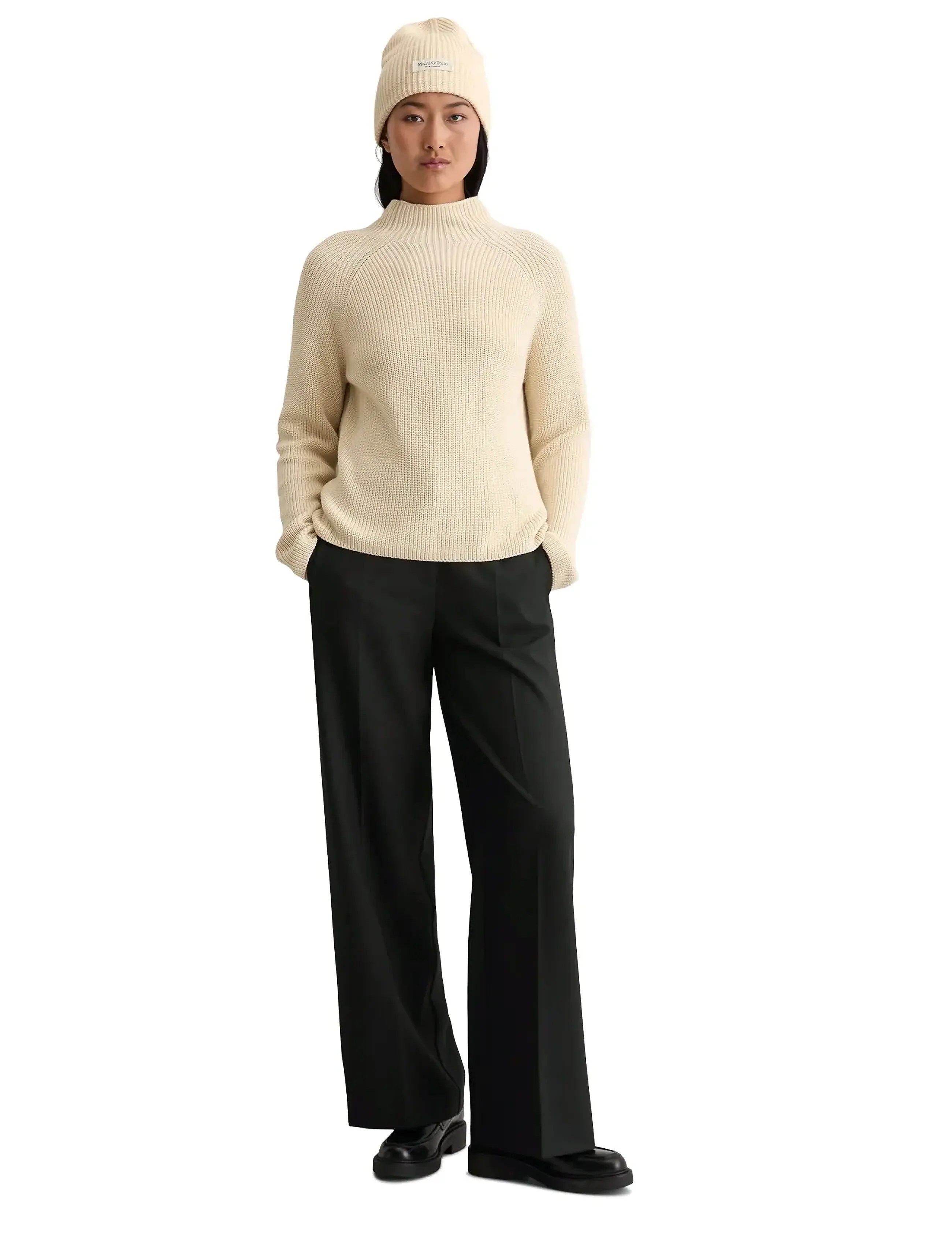 Marc O'Polo - PULLOVER LONG SLEEVE - pullover - chalky sand - 5