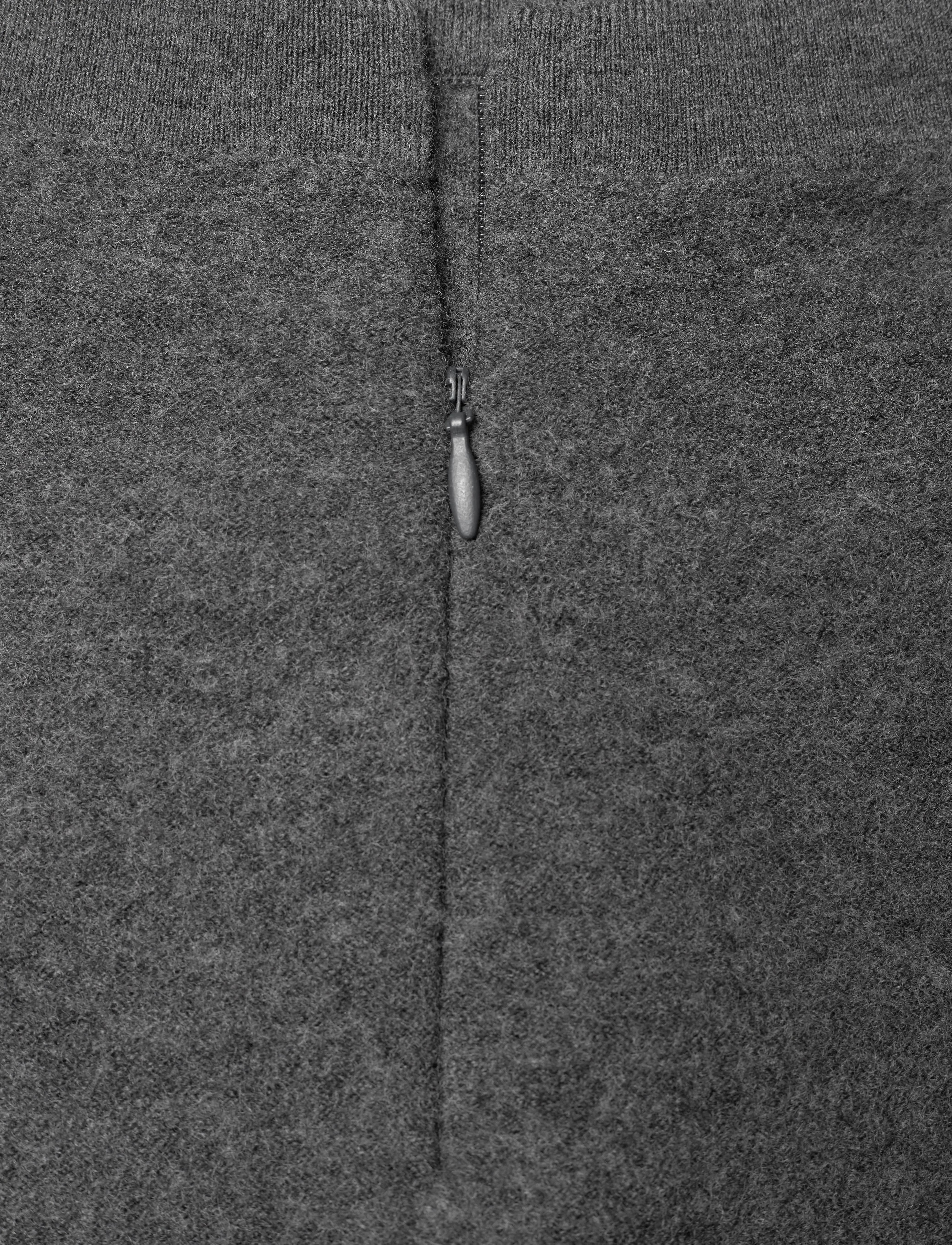 Marc O'Polo - HEAVY KNIT SKIRTS - kootud seelikud - deep grey melange - 3