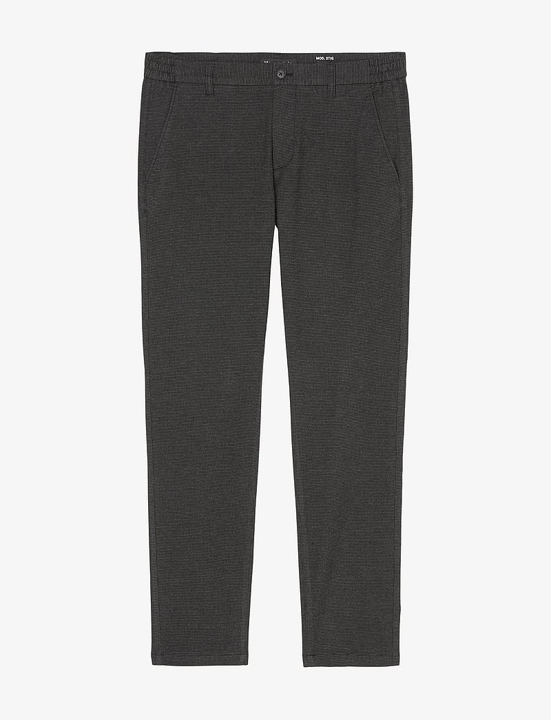 Marc O'Polo - WOVEN PANTS - Ülikonnapüksid - multi/graphite grey melange - 1