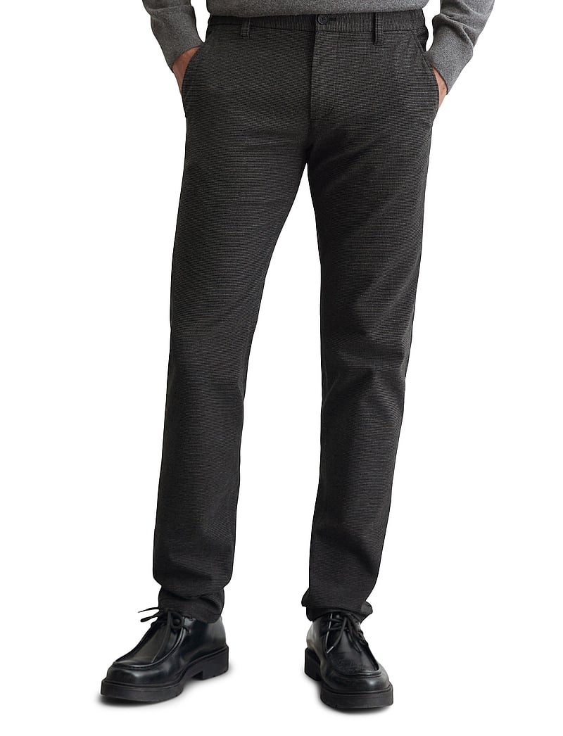 Marc O'Polo - WOVEN PANTS - Ülikonnapüksid - multi/graphite grey melange - 0