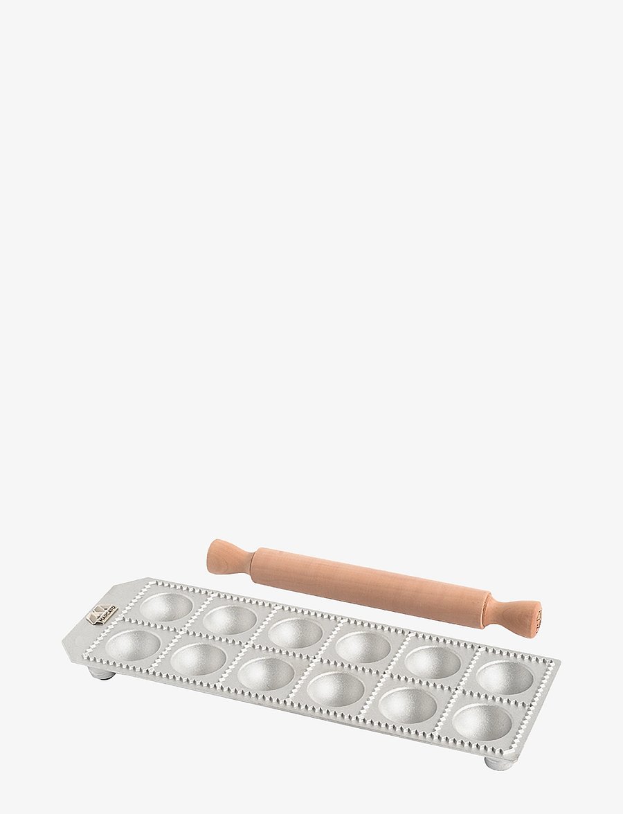 Marcato - Marcato ravioliplåt 12 stora runda ravioli Agnolotti - pastamasinad ja tarvikud - silver - 1