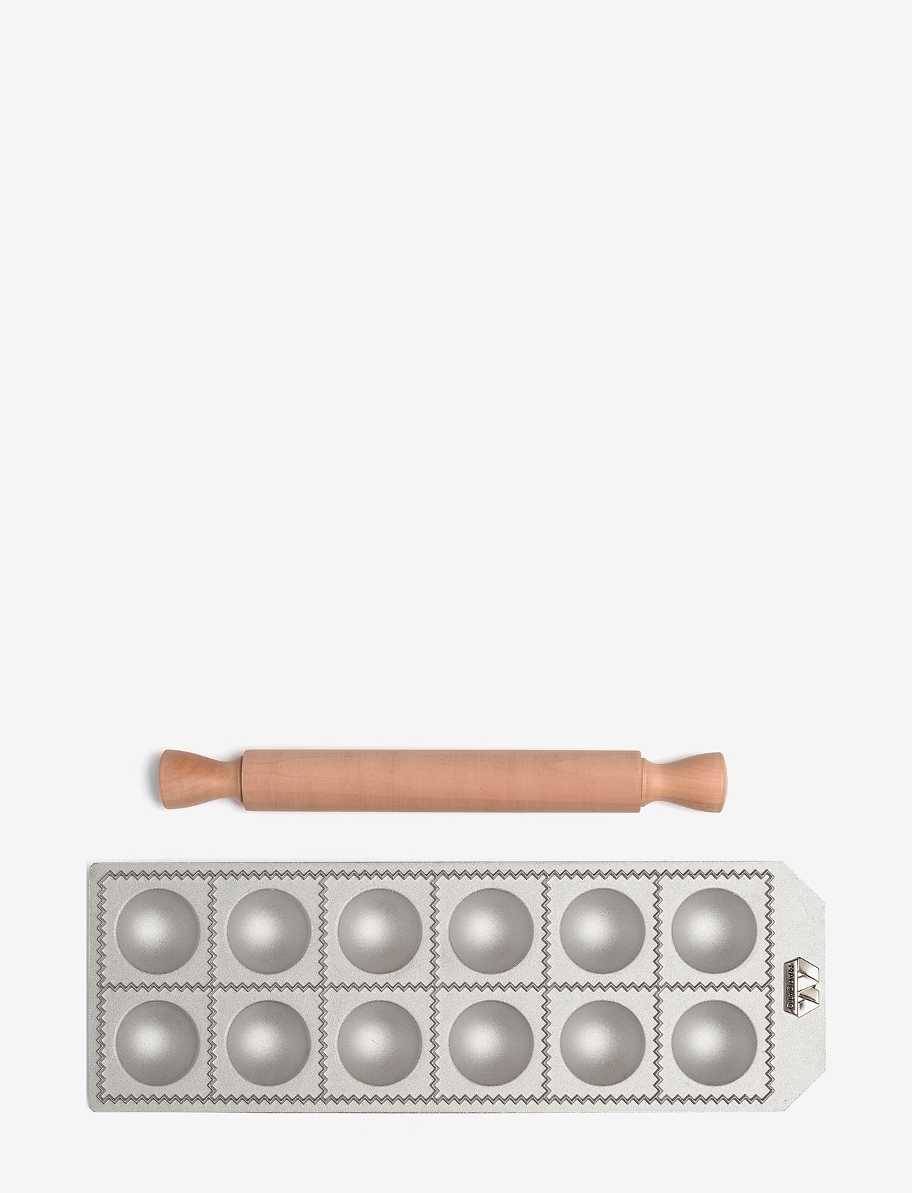 Marcato - Marcato ravioliplåt 12 stora runda ravioli Agnolotti - silver - 3