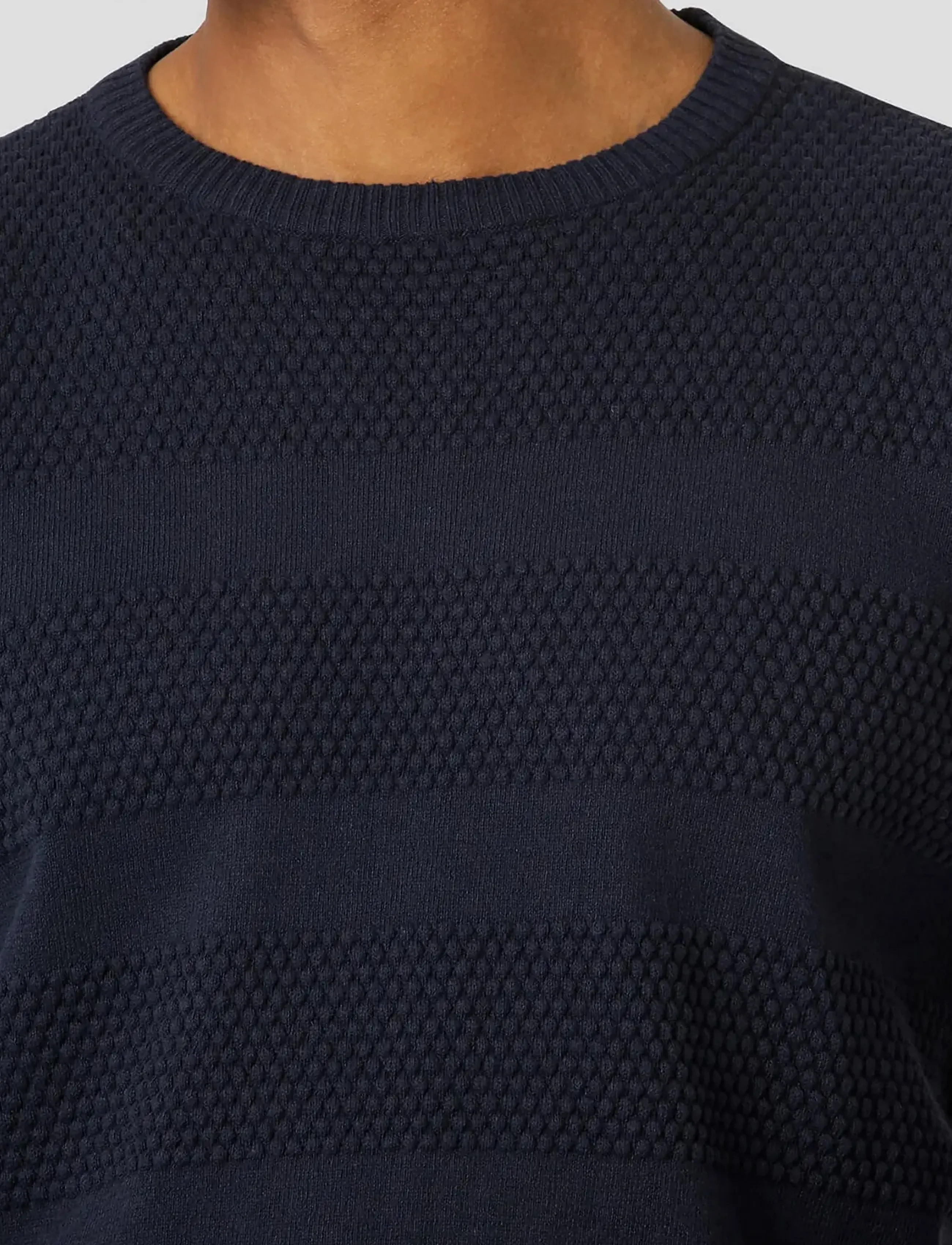 Marcus - Marcus Affleck Knit Pullover - autumn clothing - dark navy - 3