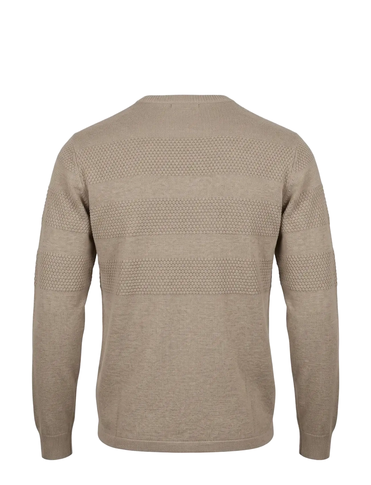 Marcus - Marcus Affleck Knit Pullover - herbstliche kleidung - humus sand mix - 2