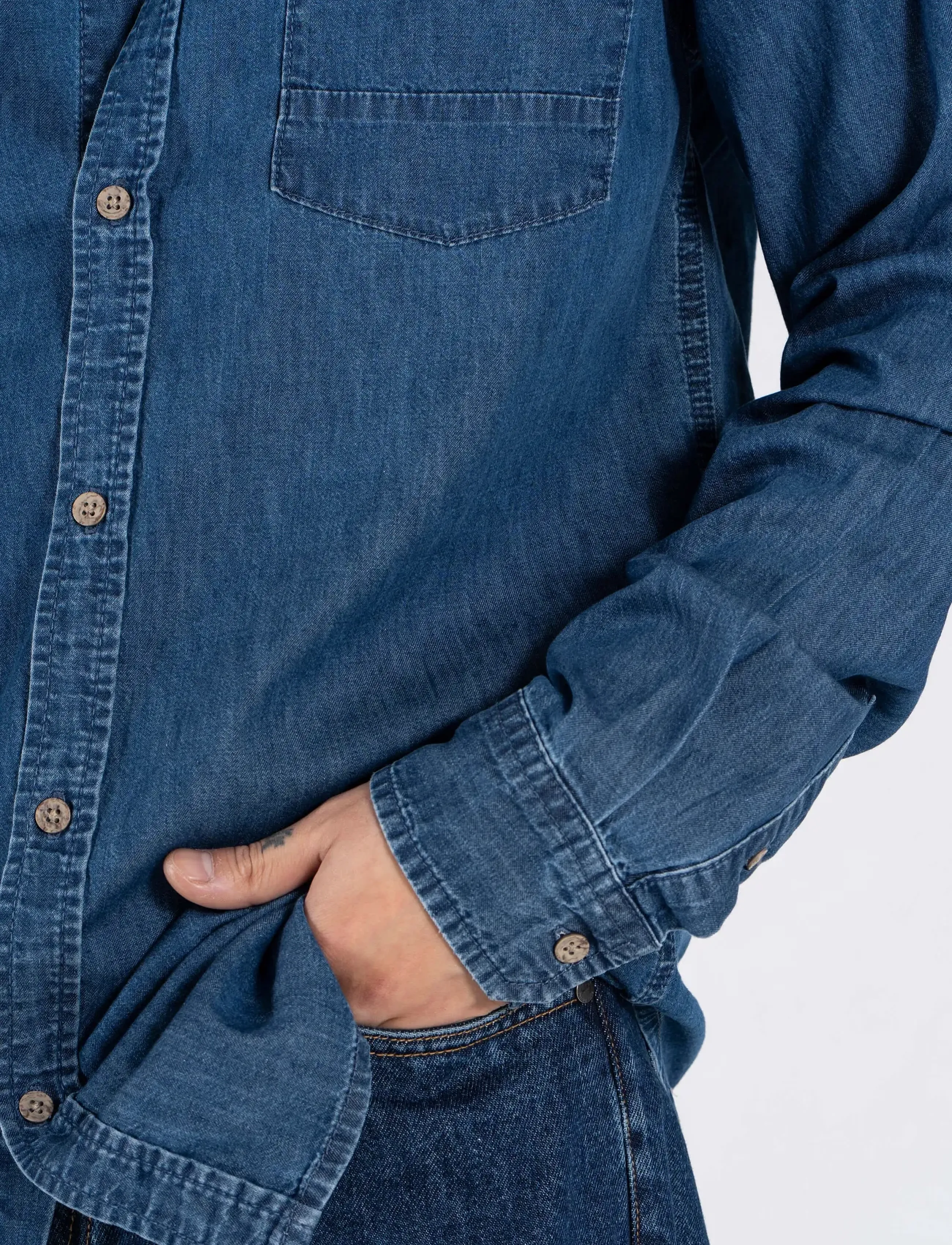 Marcus - MAhugh LS NOOS - geburtstagsgeschenke - mid blue wash - 5