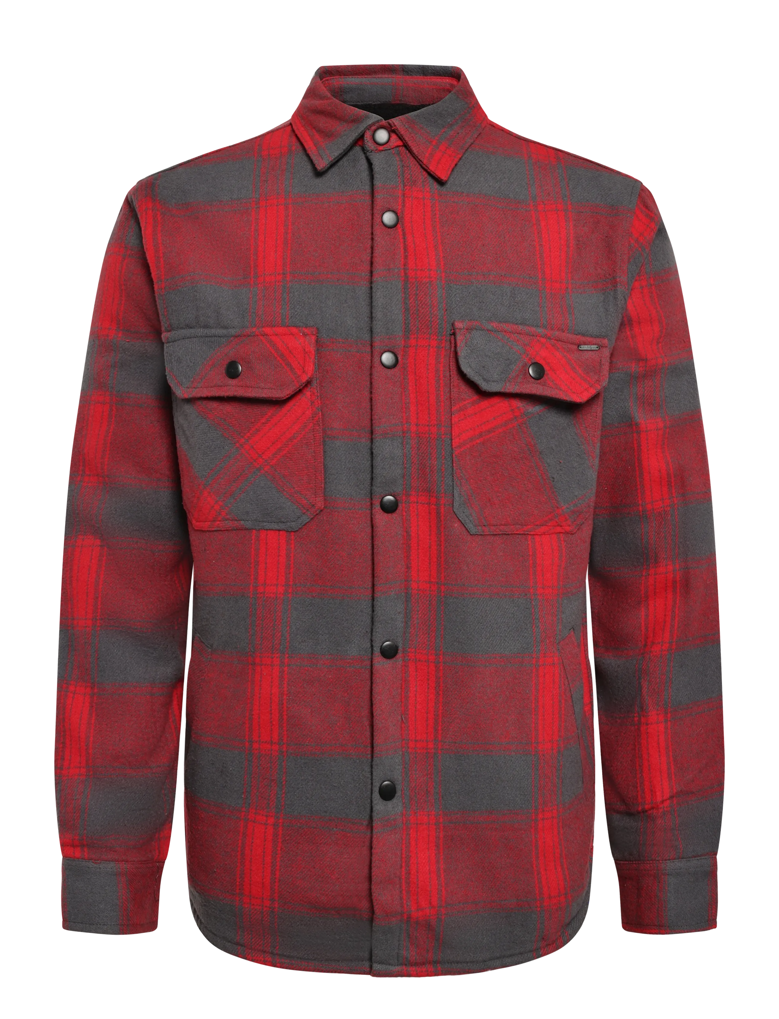 Marcus MAchace overshirt - Jackets - DEEP RED / burgundy