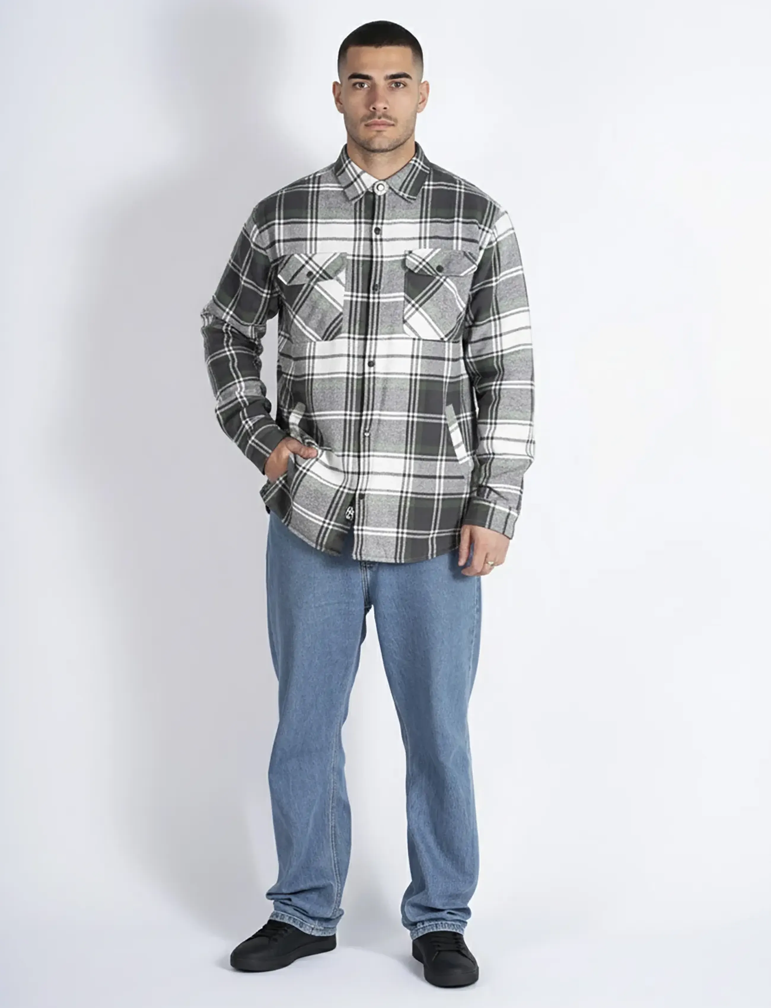 Marcus - MAchace overshirt - lette jakker - dk. grey mix - 3