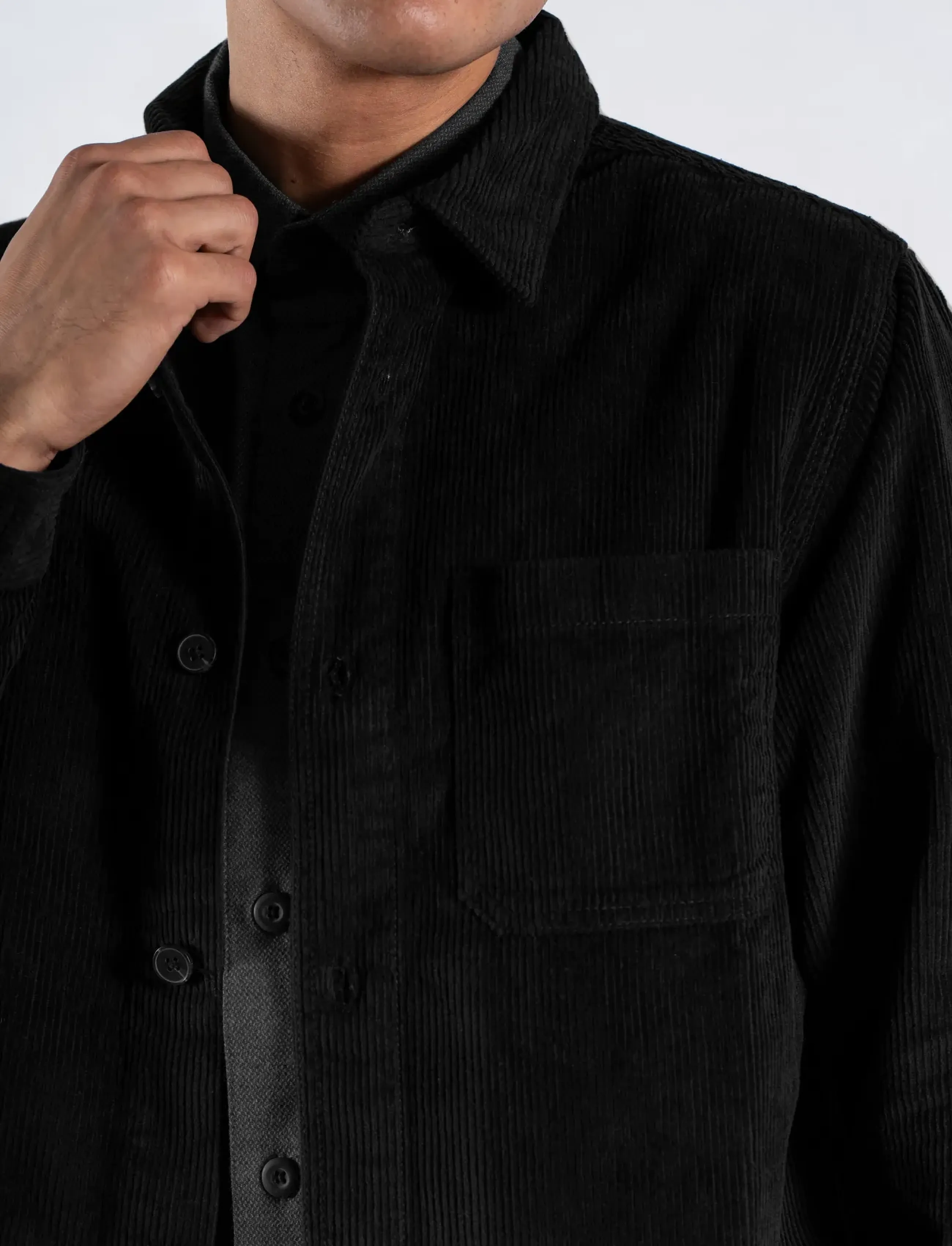 Marcus - Julio Overshirt SG - efterårstøj - black - 4
