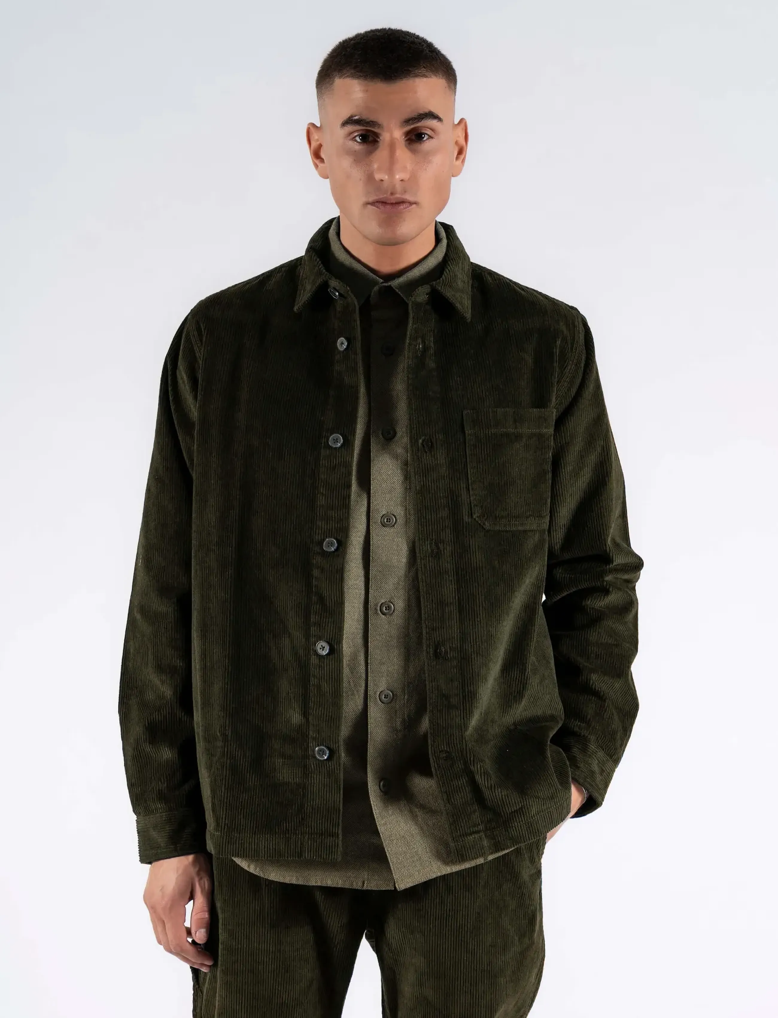 Marcus - Julio Overshirt SG - herbstliche kleidung - forest green - 0