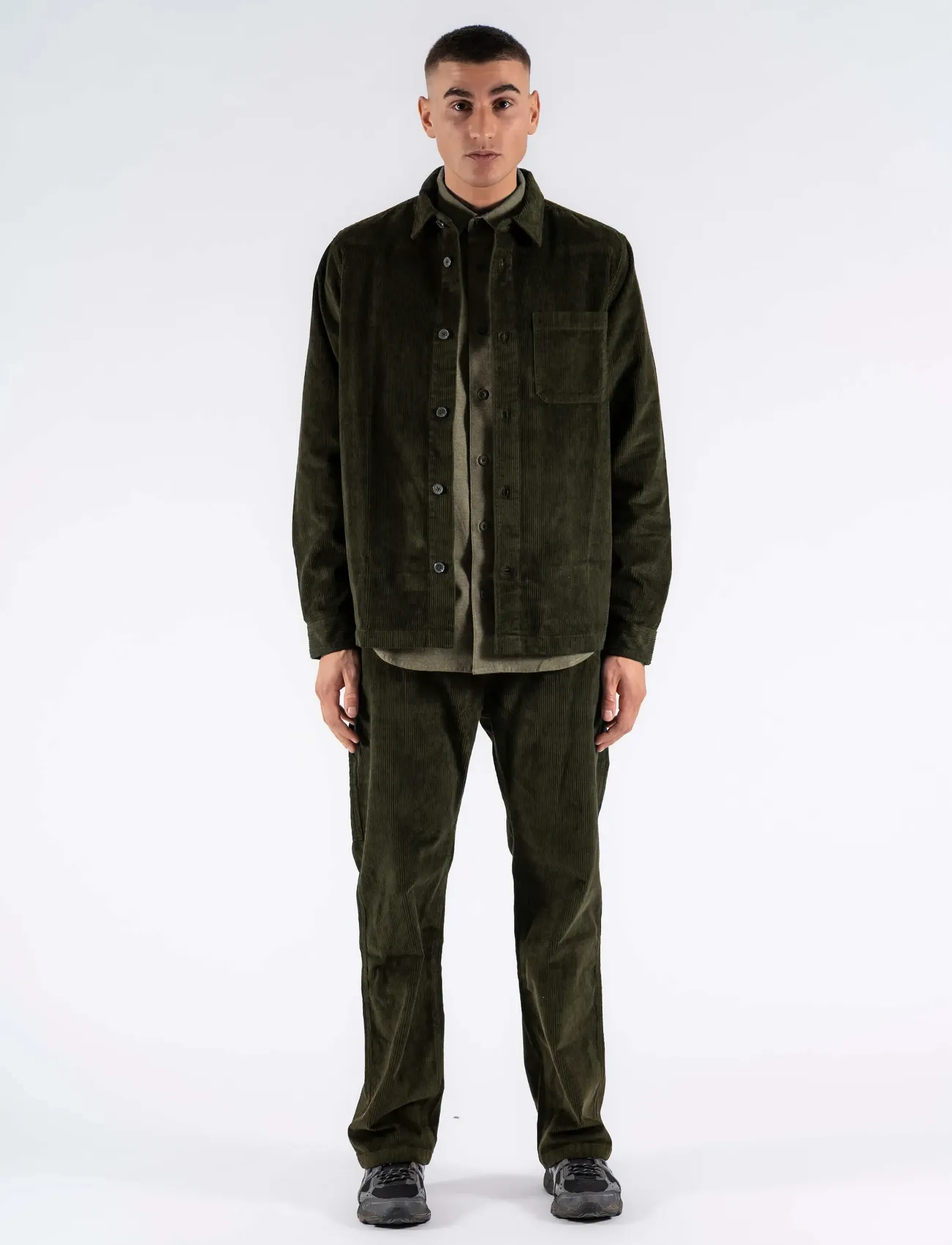 Marcus - Julio Overshirt SG - herbstliche kleidung - forest green - 3