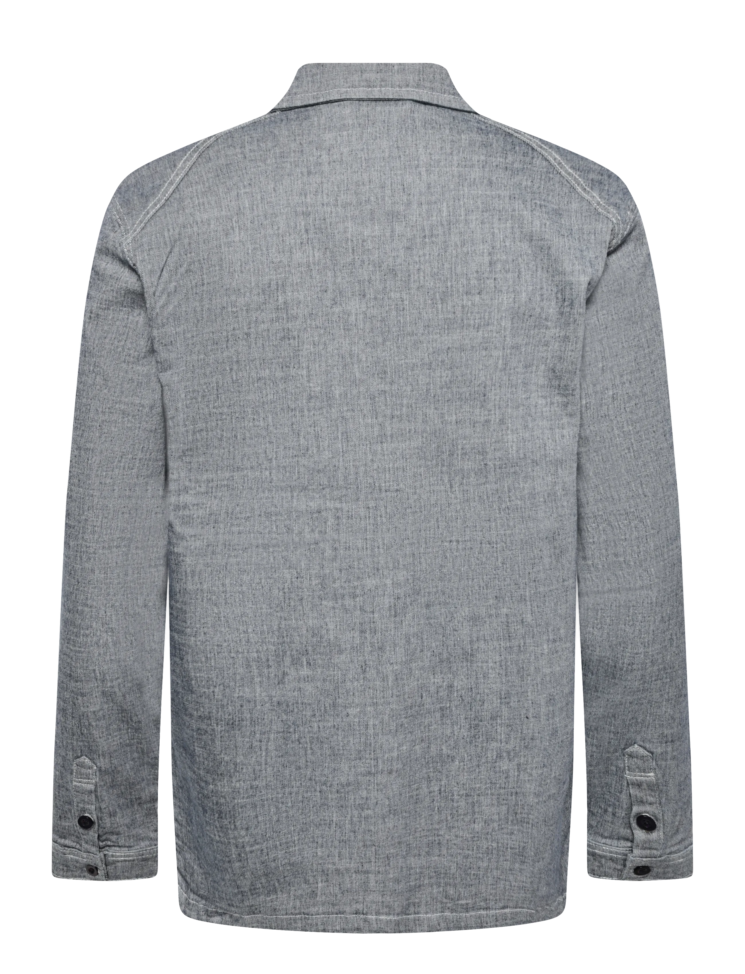 Marcus - MApenley ls overshirt - sügisesed riided - light blue wash - 2