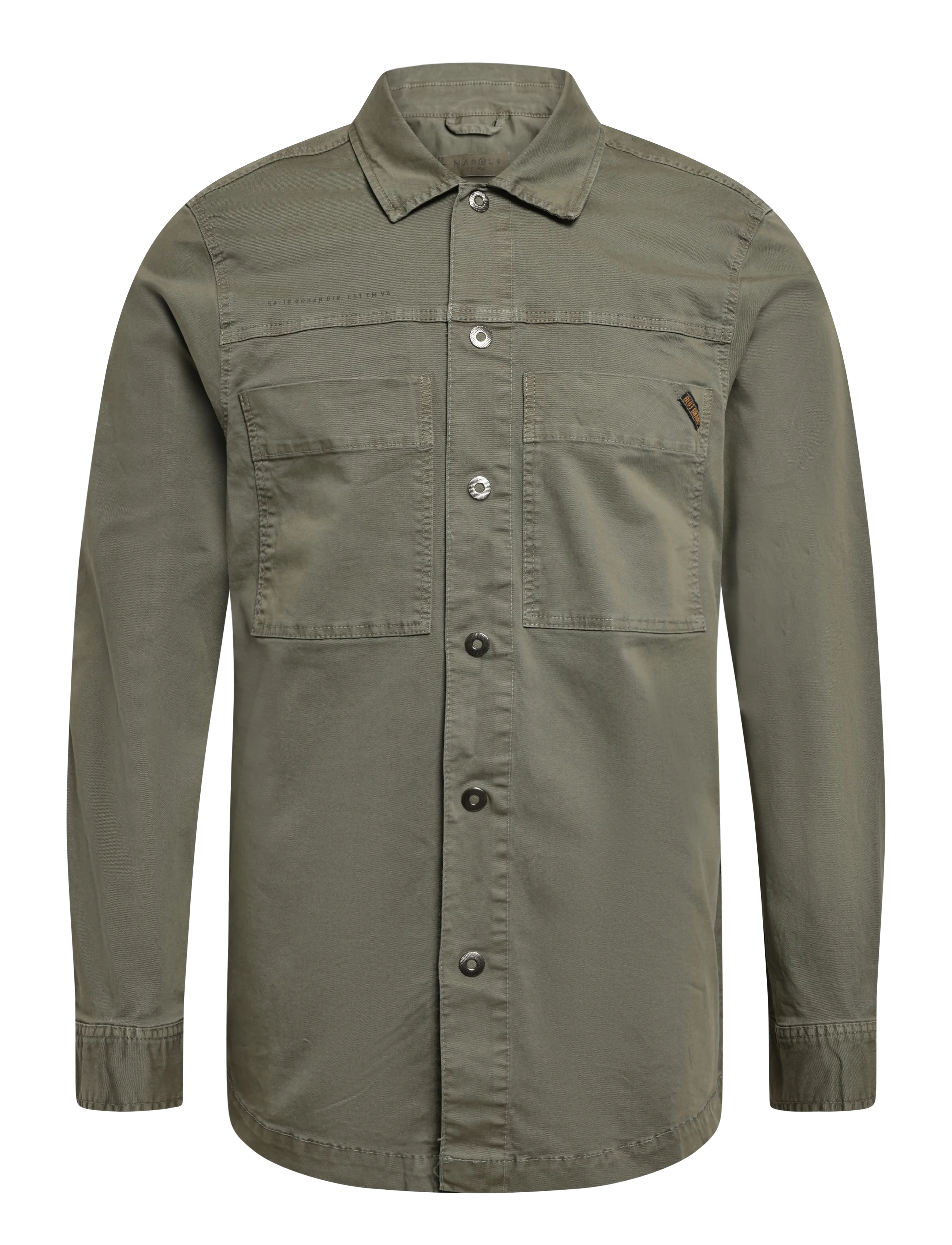 Marcus MAzed overshirt - Marcus - FOREST NIGHT / khaki/green