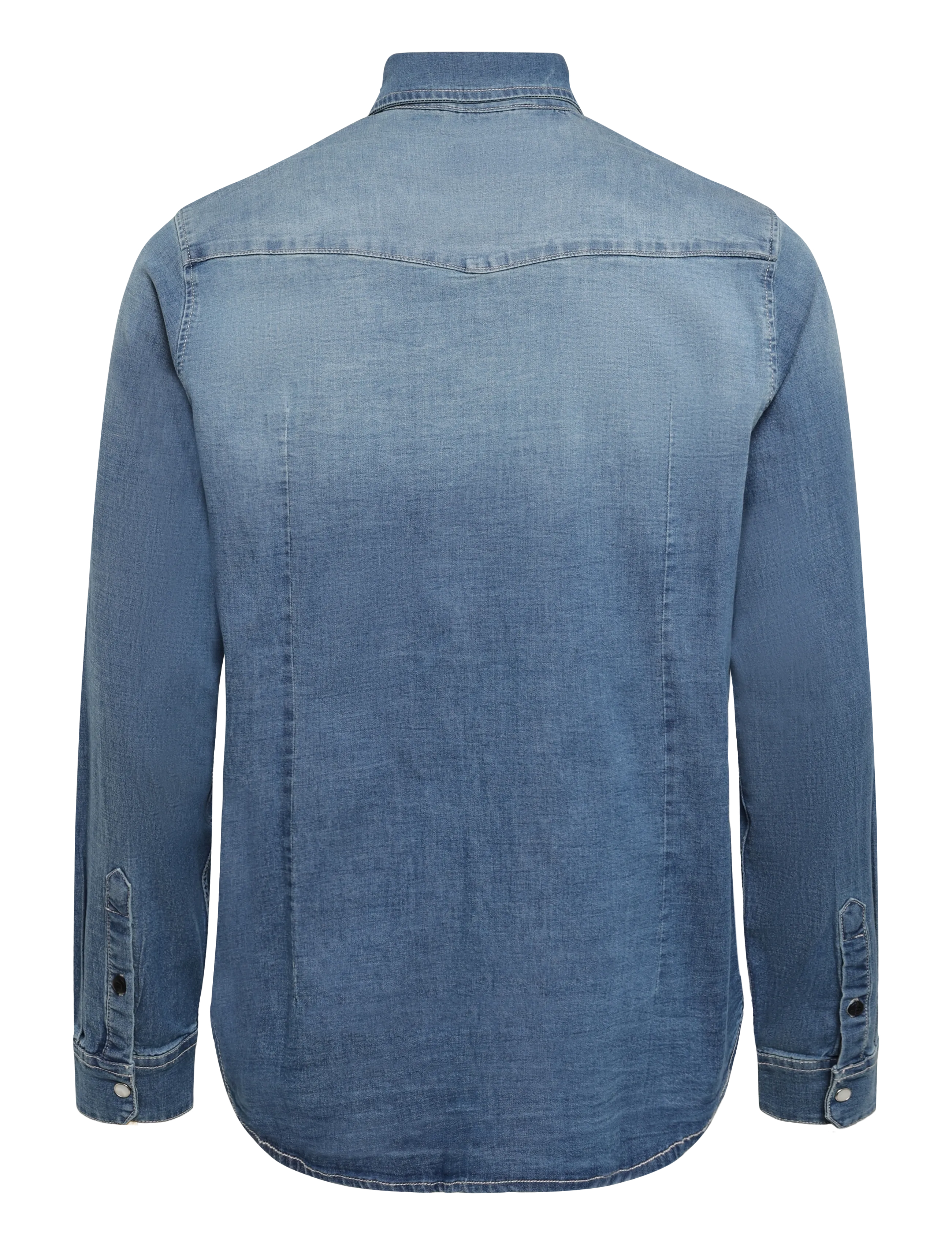 Marcus - MAmojo ls shirt NOOS - mehed - med. blue wash - 2