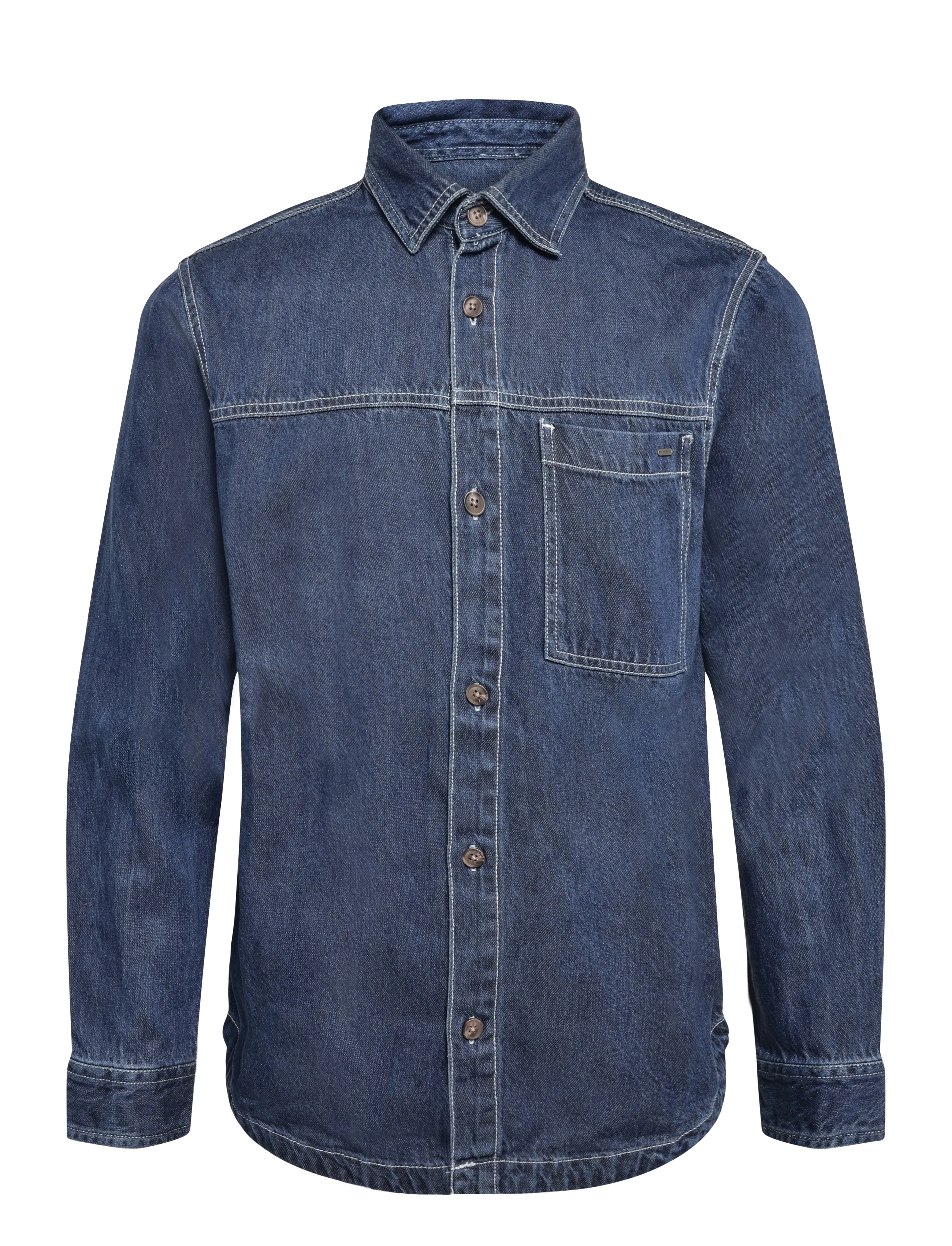 Marcus MAstuart 2051 overshirt - Marcus - BLUE NIGHT WASH / navy