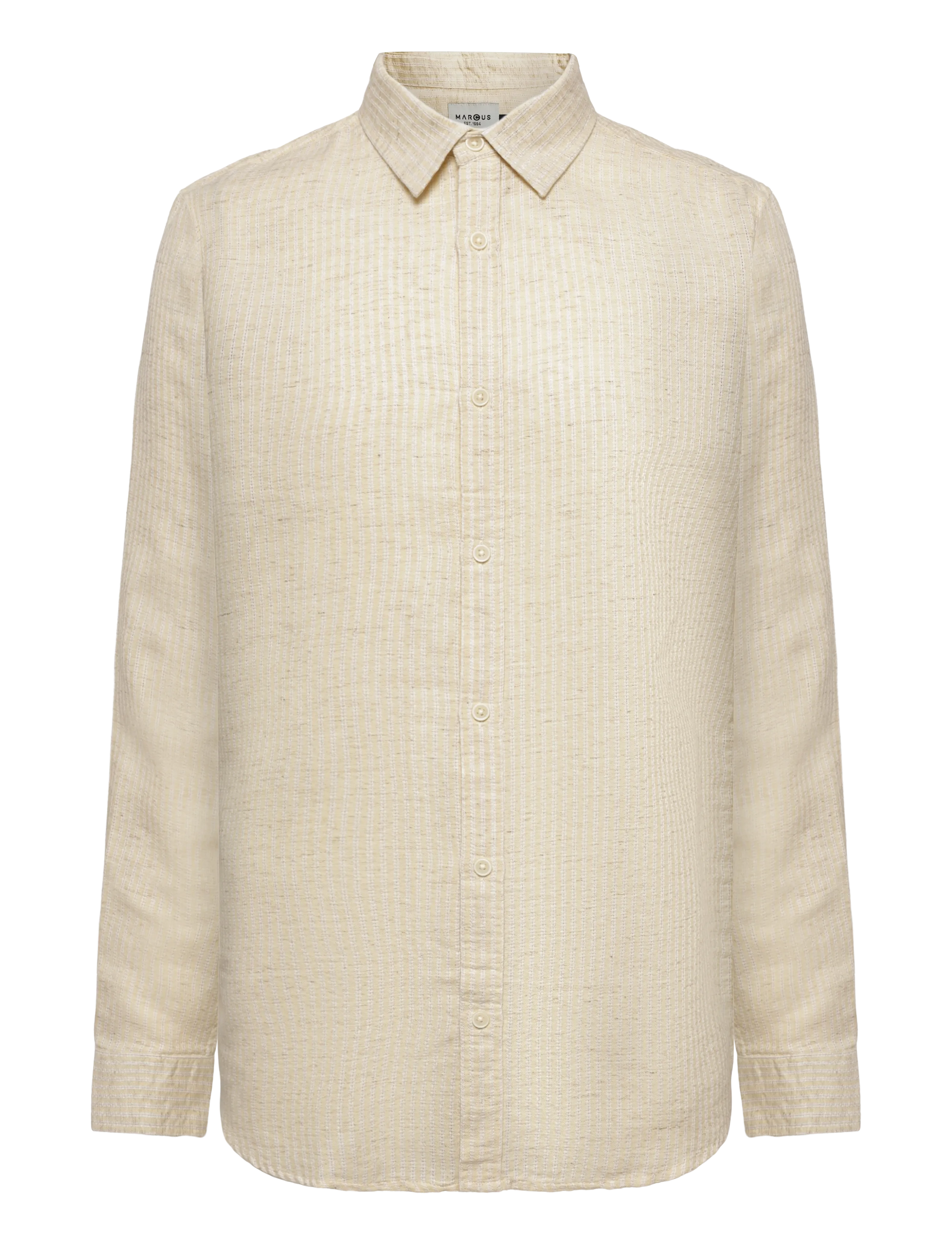 Marcus MApirlo LS shirt - Marcus - STRAW / cream