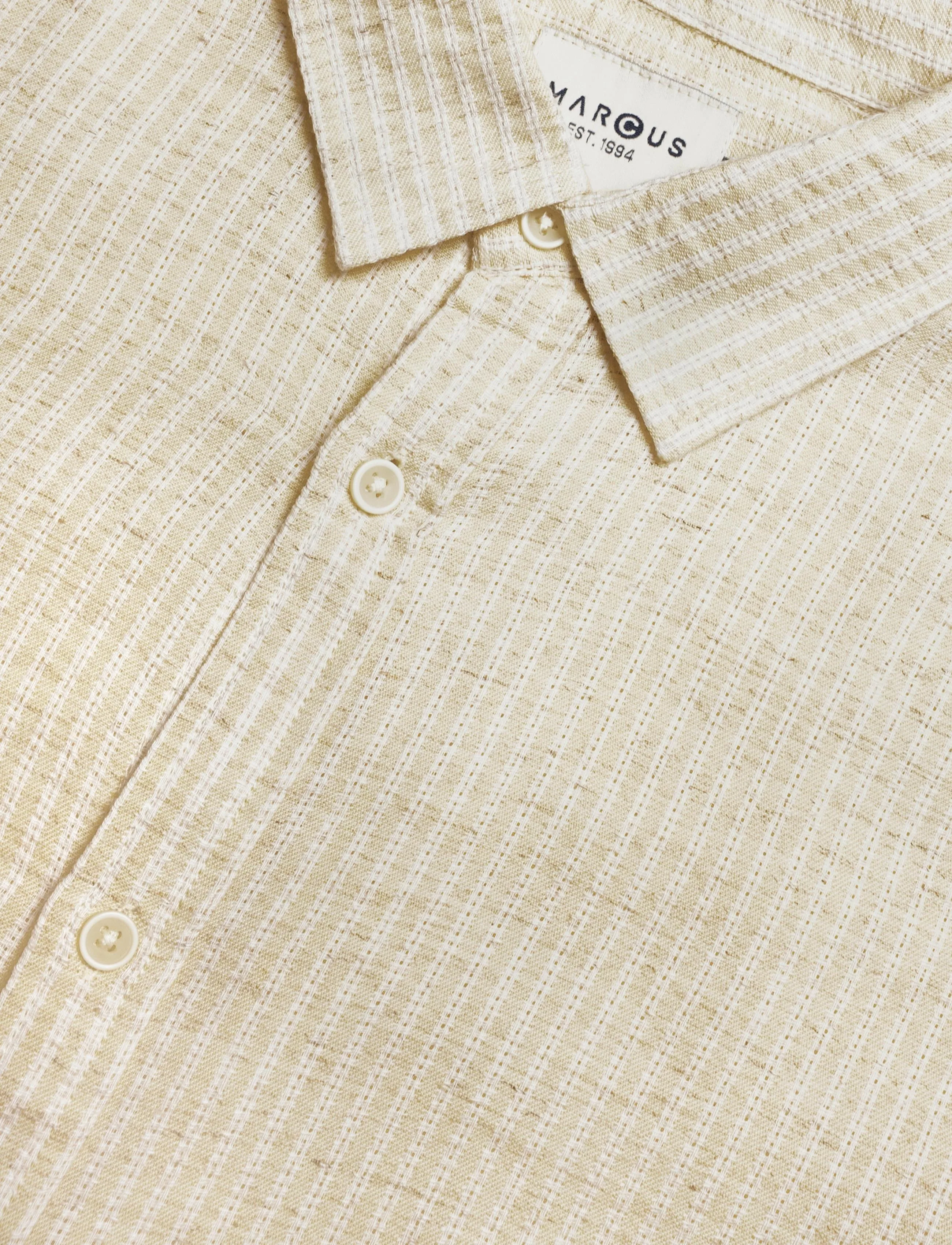 Marcus - MApirlo LS shirt - laveste priser - straw - 2