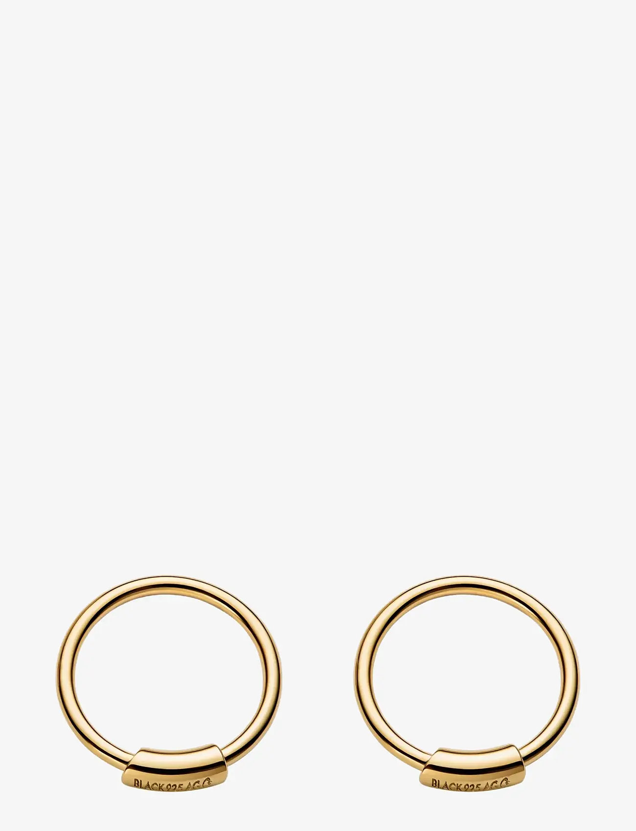 Maria Black - Basic Hoop (Pair) - hoops kõrvarõngad - gold - 0