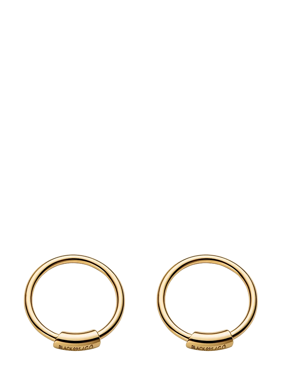 Maria Black - Basic Hoop (Pair) - creoler - gold - 0
