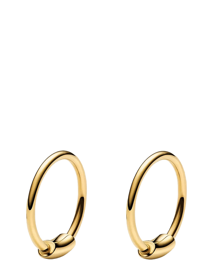 Maria Black - Basic Hoop (Pair) - creoler - gold - 1