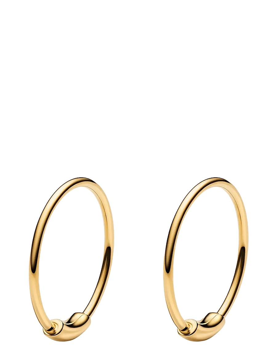 Maria Black - Basic Hoop (Pair) - creoler - gold - 2