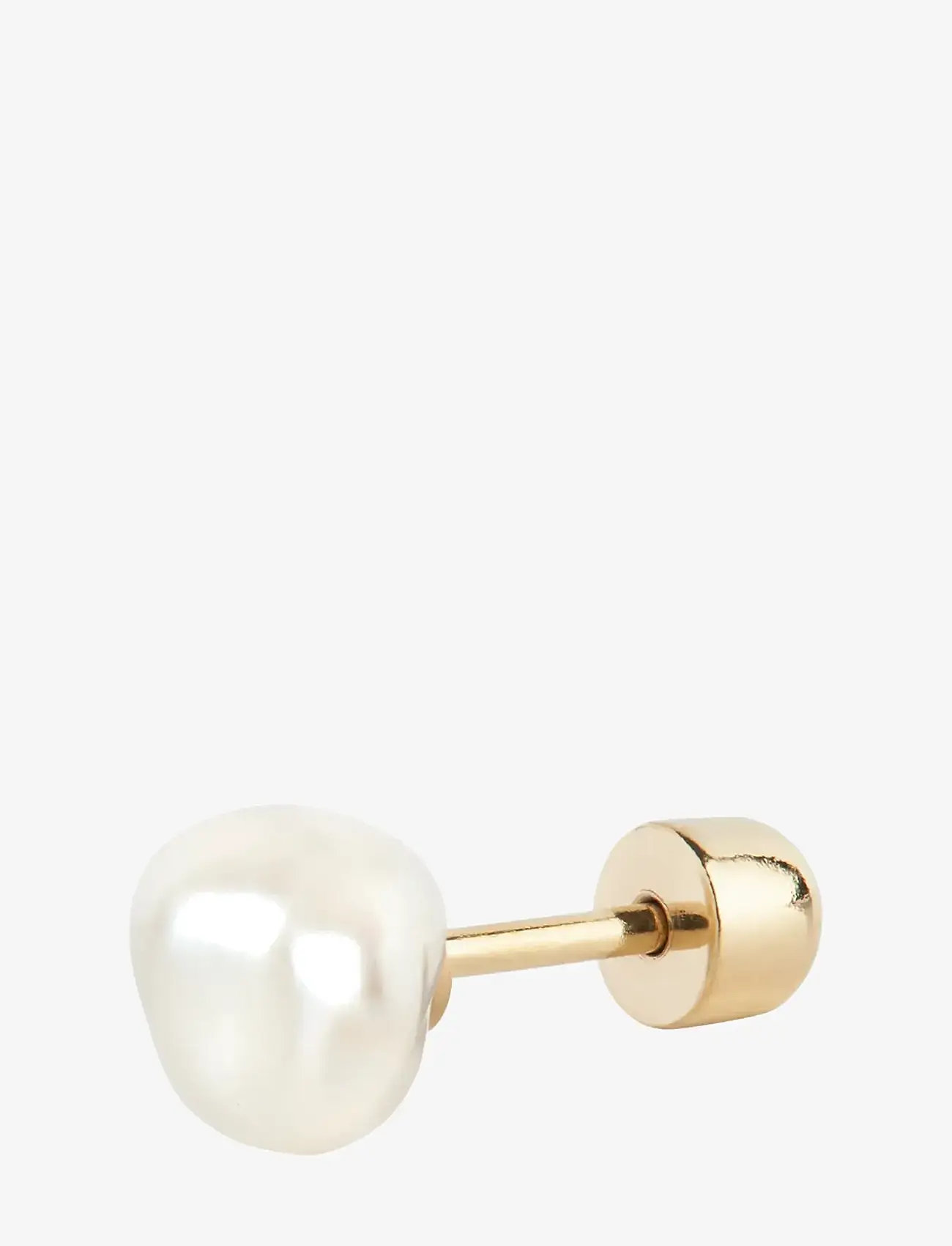 Maria Black - Baroque Helix Stud - pärlörhängen - gold - 1