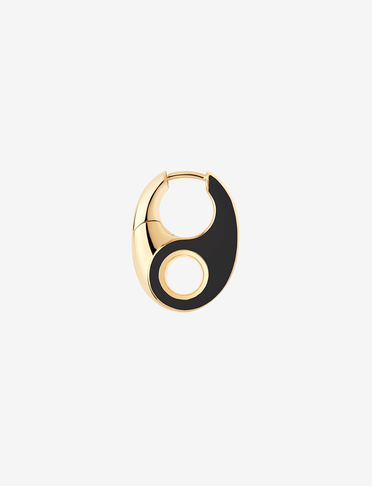 Maria Black - Vogue Earring - festklær til outlet-priser - black/gold - 0