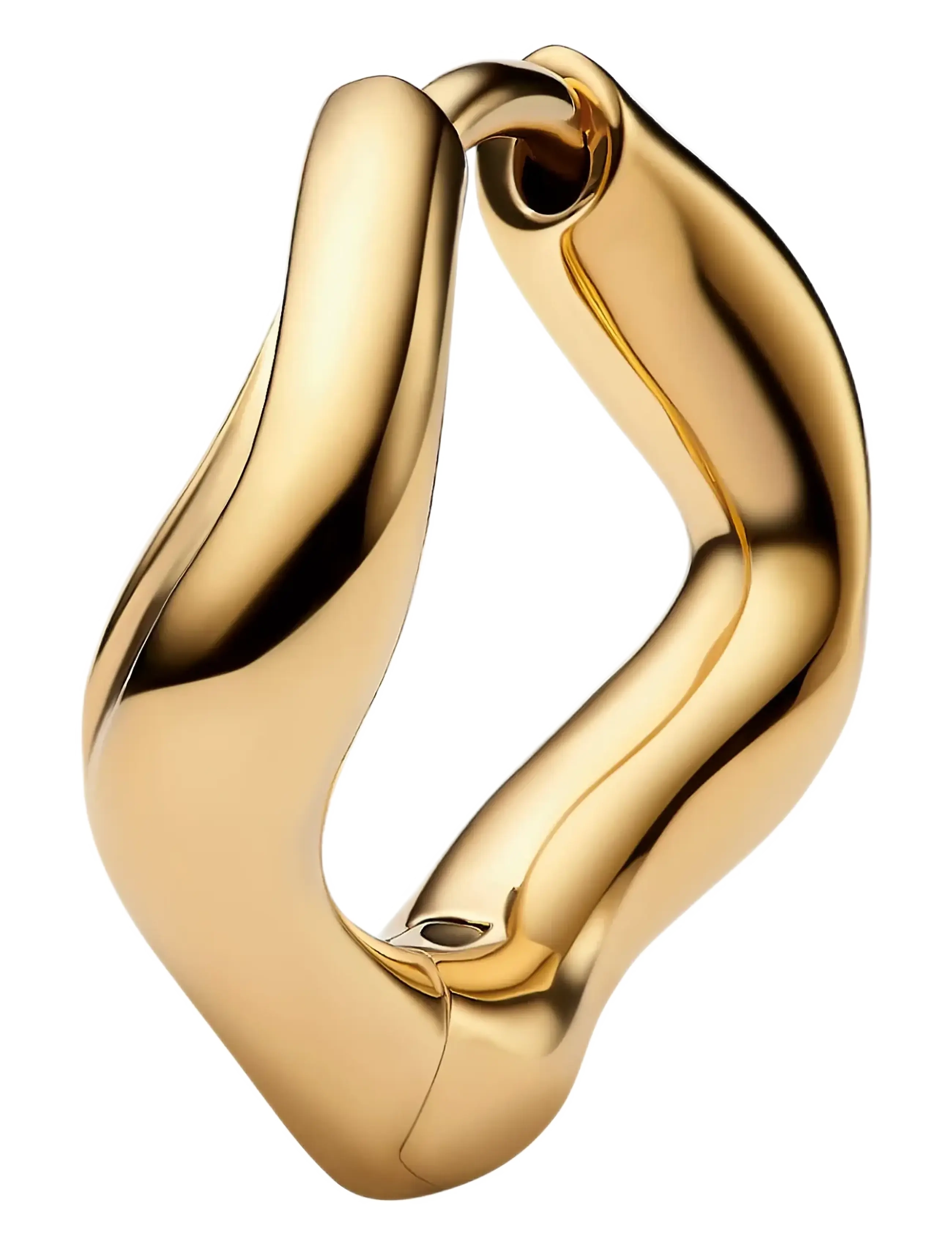 Maria Black Anil Huggie, 10 MM, Gold, Øreringe > Creoler, Dame