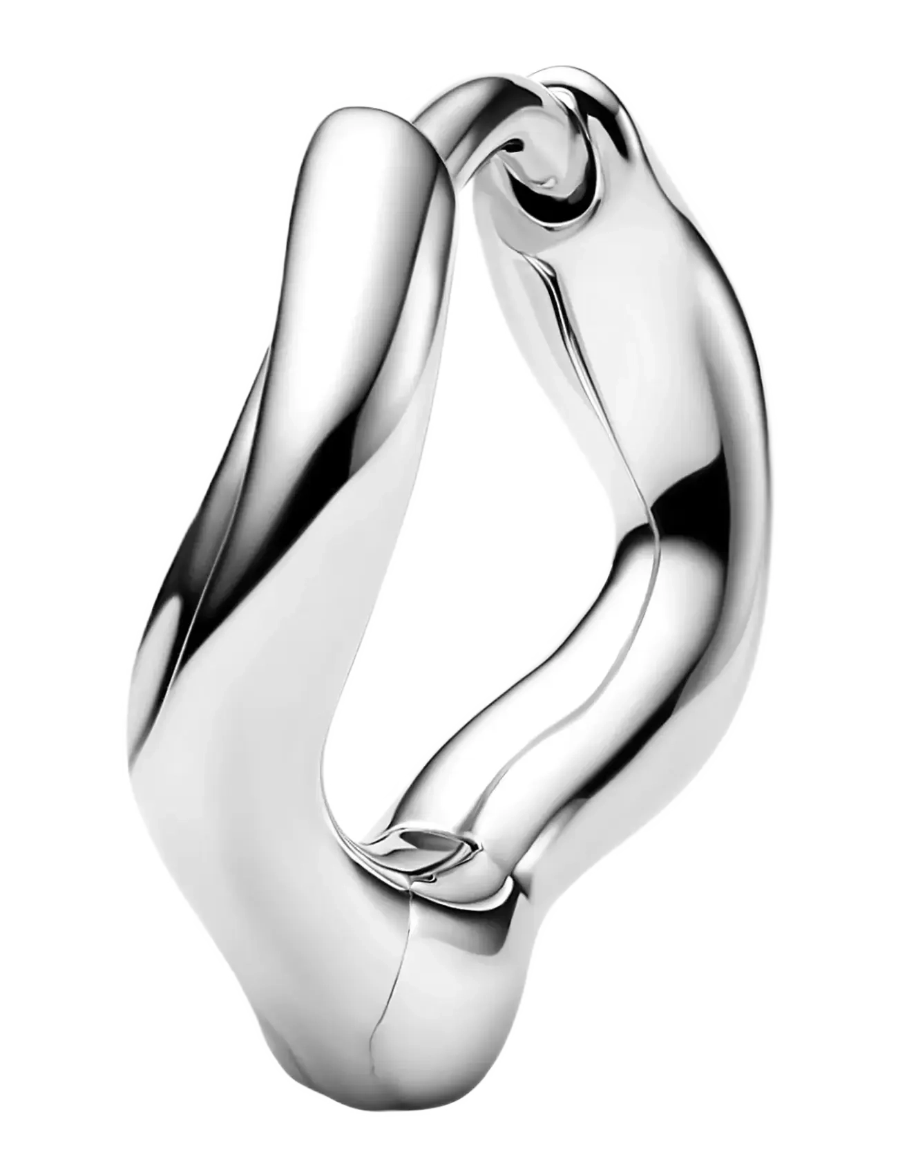 Maria Black Anil Huggie - Ohrringe - SILVER / silver