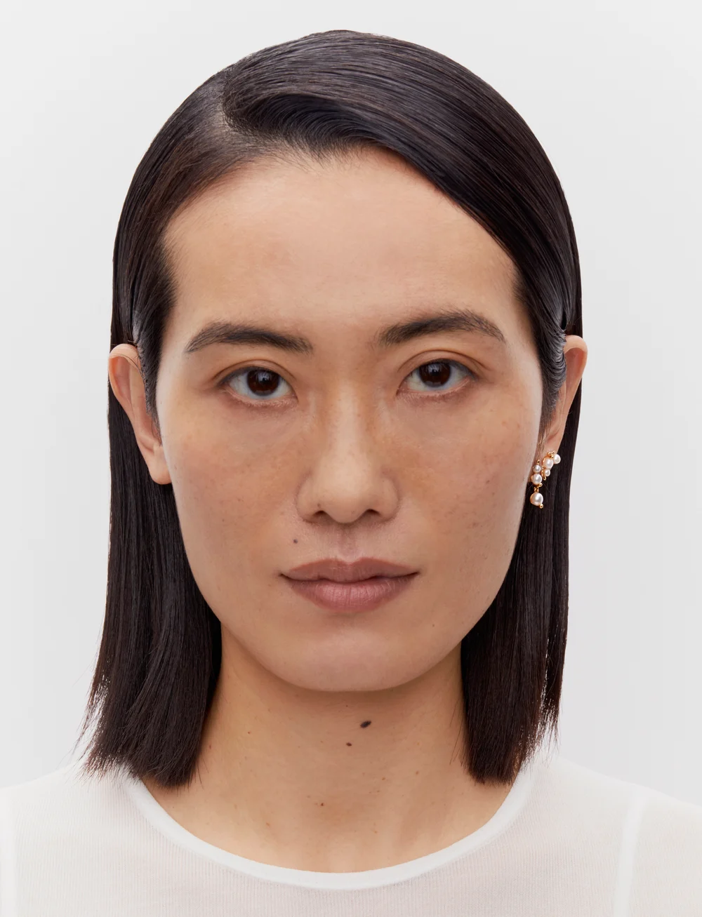 Maria Black - Shibuya Ni Stud - pärlörhängen - gold - 3