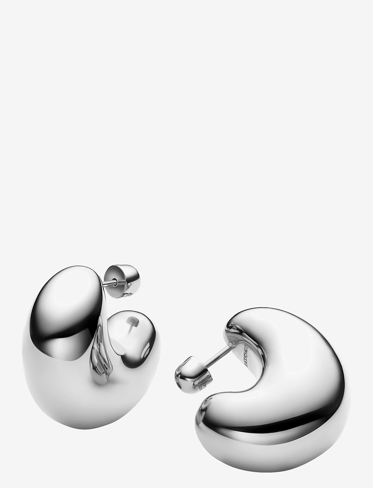 Maria Black - Tryvann Dome Earring - PAIR - creoler & hoops - silver - 1