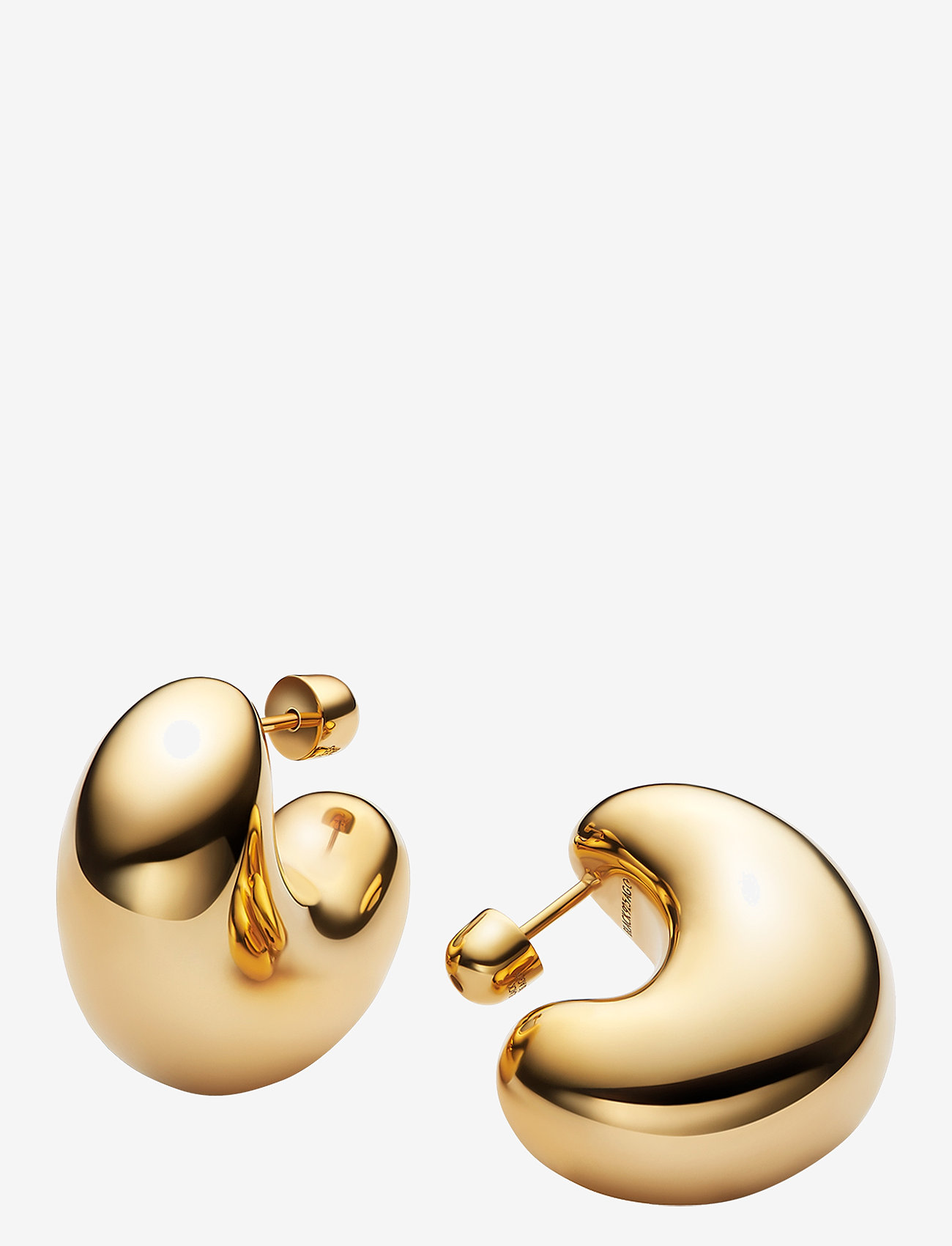 Maria Black - Tryvann Dome Earring - PAIR - creoler & hoops - gold - 1