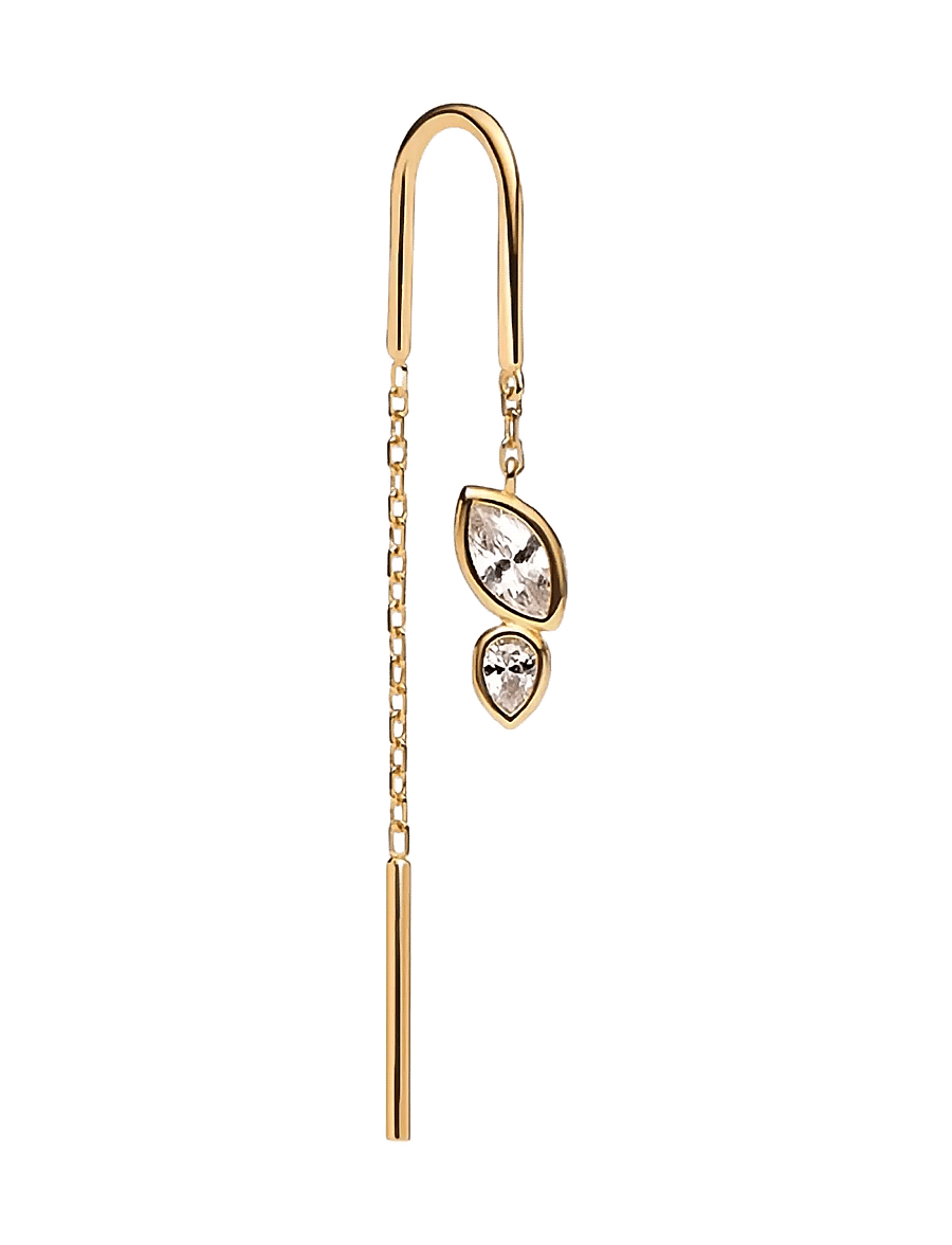 Maria Black - Swift Earring 01 Gold - ohrhänger - gold - 1