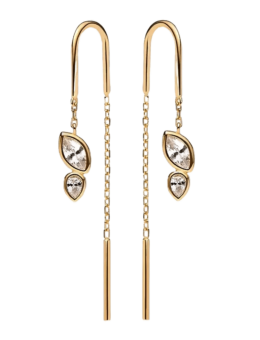 Maria Black - Swift Earring 01 Gold - ohrhänger - gold - 2