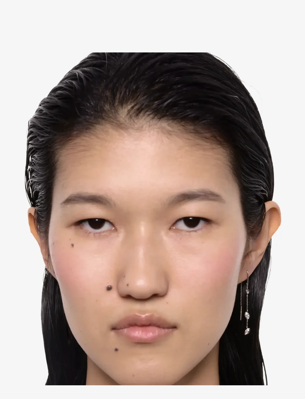 Maria Black - Swift Earring 02 Silver - enskilt örhänge - silver - 1