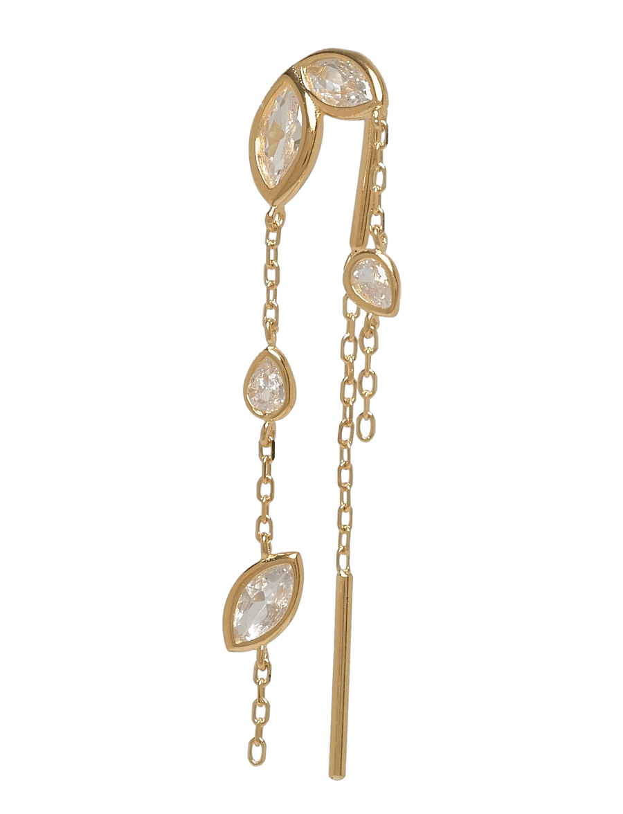 Maria Black - Swift Earring 03 Gold - gold - 1