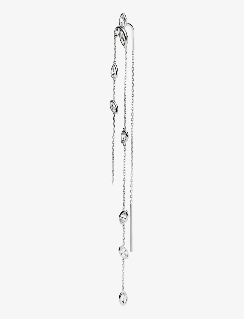 Maria Black - Swift Earring 05 Silver - enskilt örhänge - silver - 0