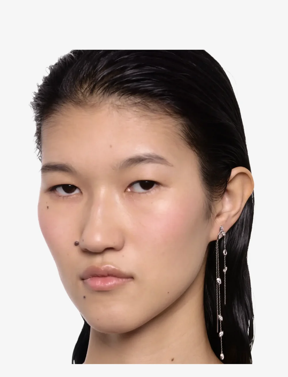 Maria Black - Swift Earring 05 Silver - enskilt örhänge - silver - 2