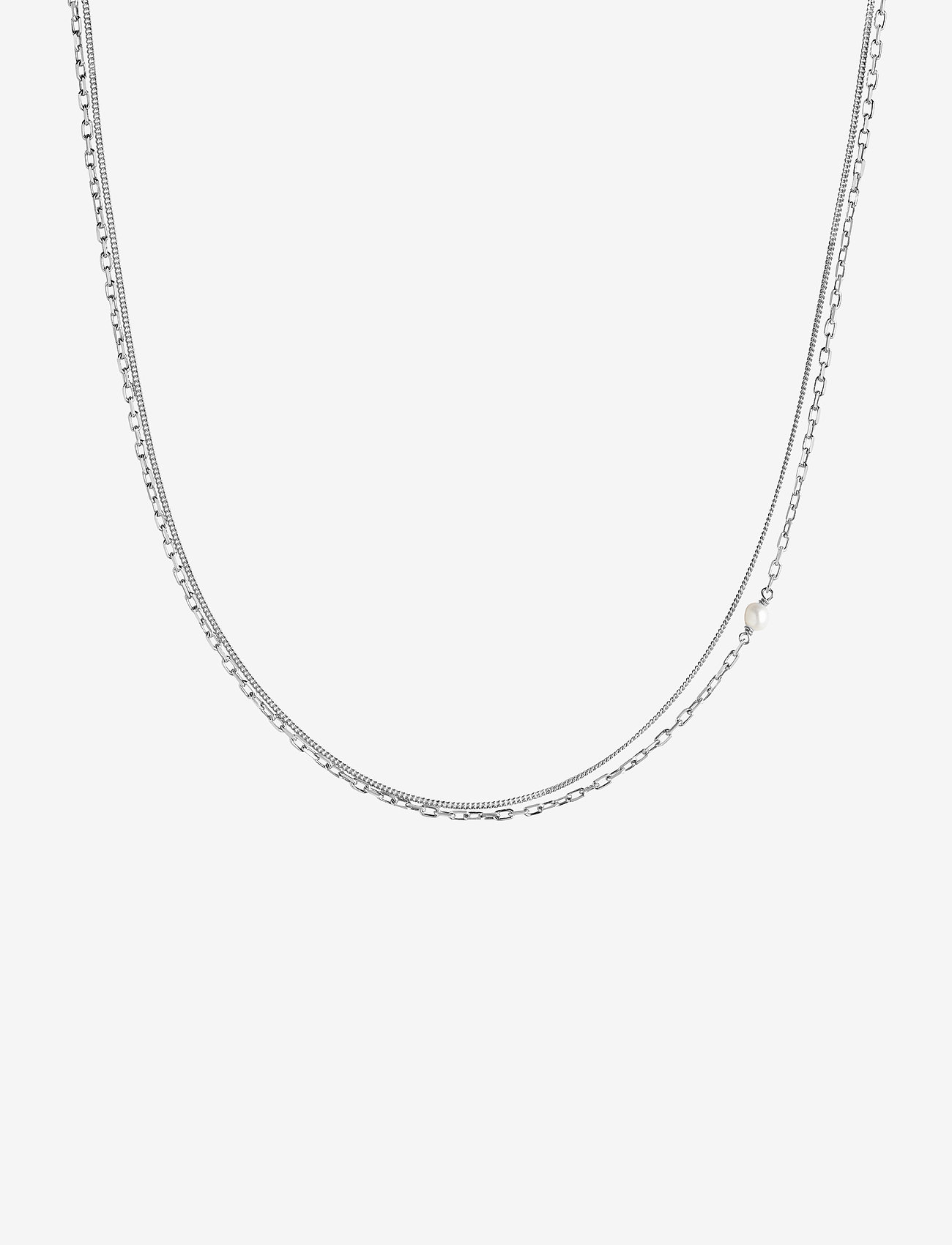 Maria Black - Cantare Necklace - pearl necklaces - silver hp - 0