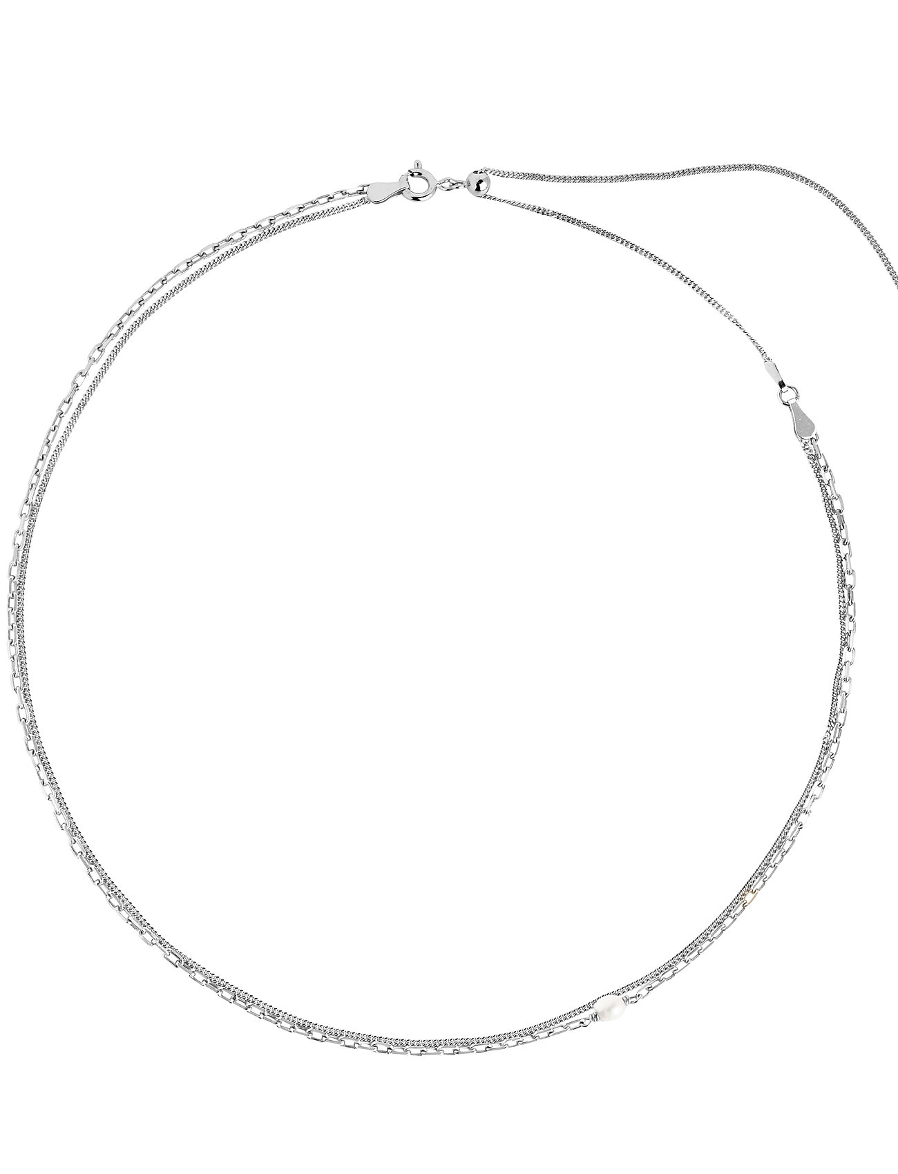 Maria Black - Cantare Necklace - pērļu kaklarotas - silver hp - 1