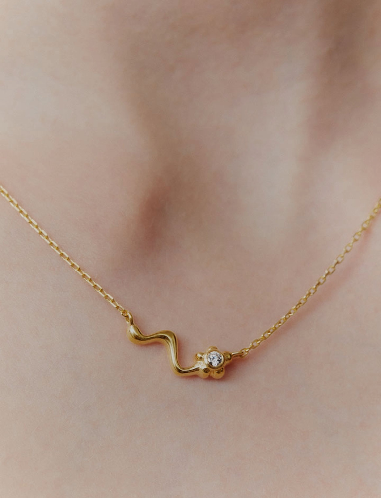 Maria Black - Poppy Necklace - halsband - gold - 0