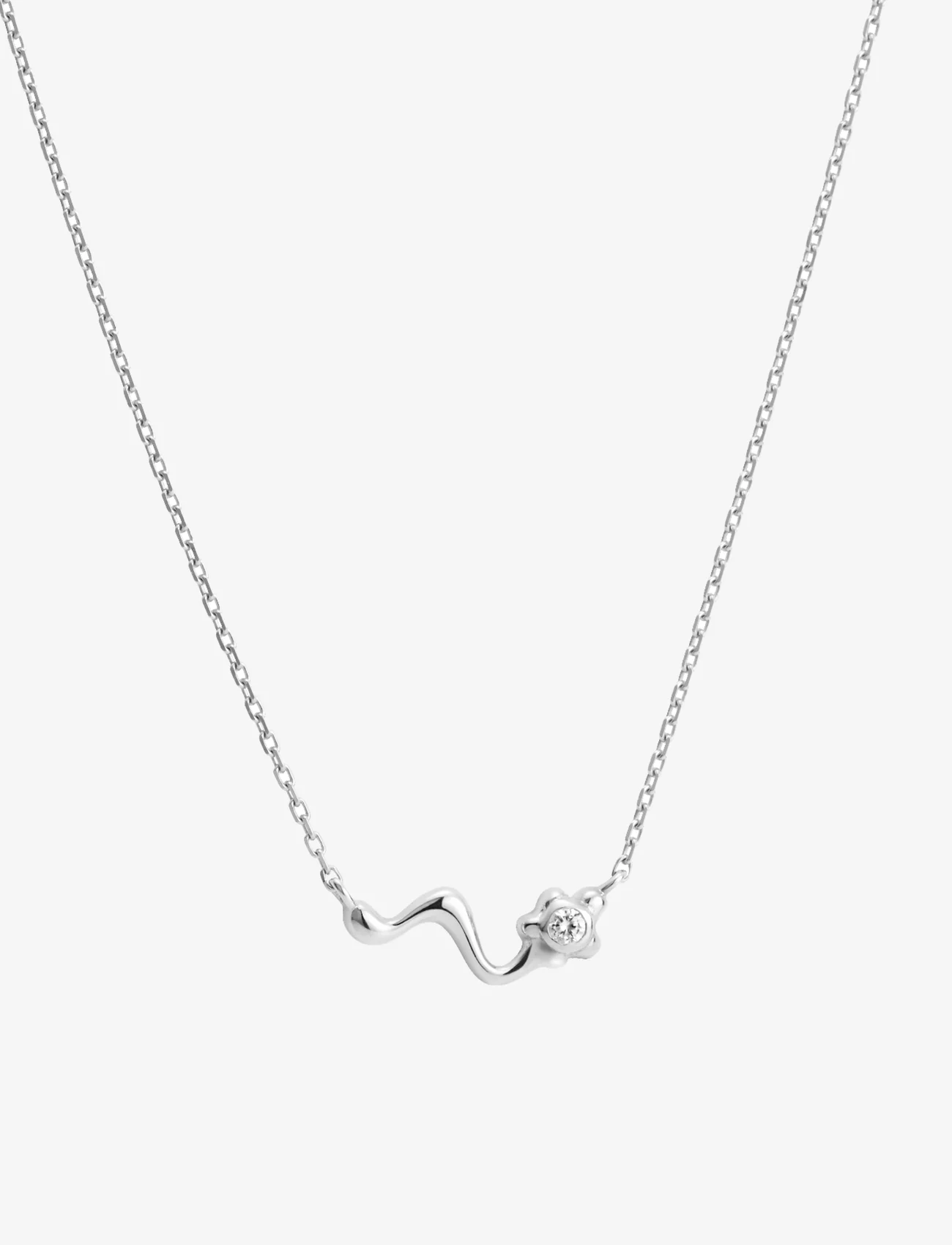 Maria Black - Poppy Necklace - halskæder - silver - 1