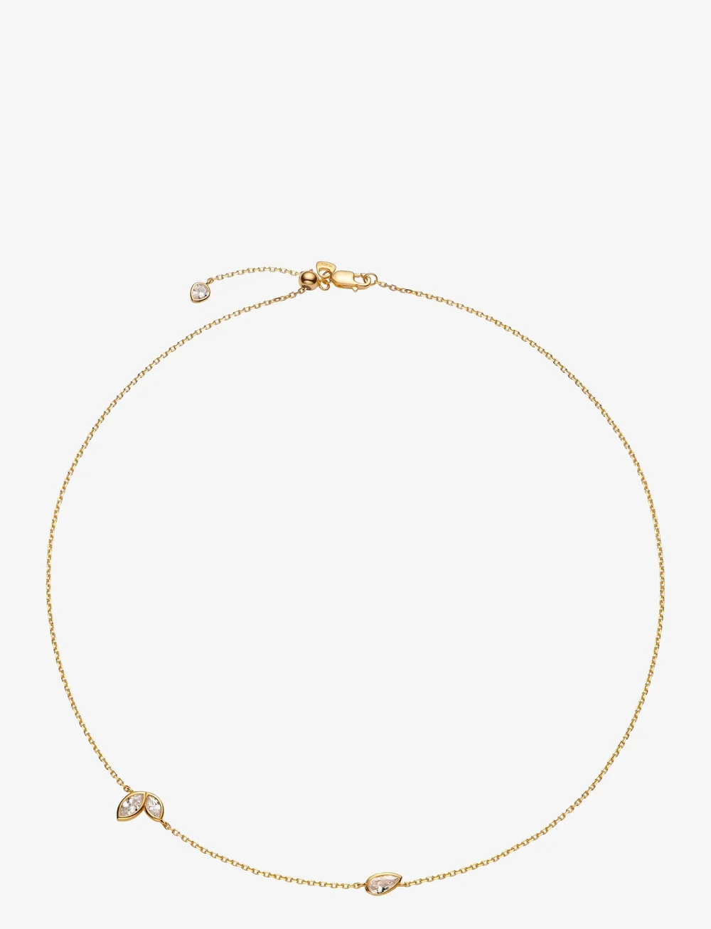 Maria Black - Swift Necklace 01 Gold - halsband med hänge - gold - 0