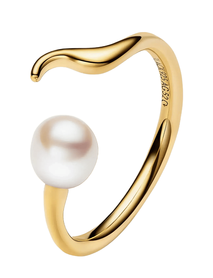 Maria Black - Moonshine Ring - confirmation - gold hp - 1