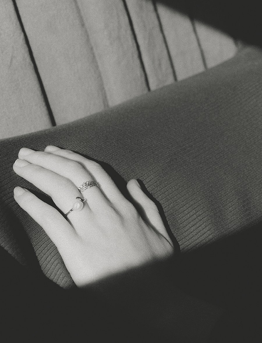 Maria Black - Moonshine Ring - confirmation - gold hp - 2